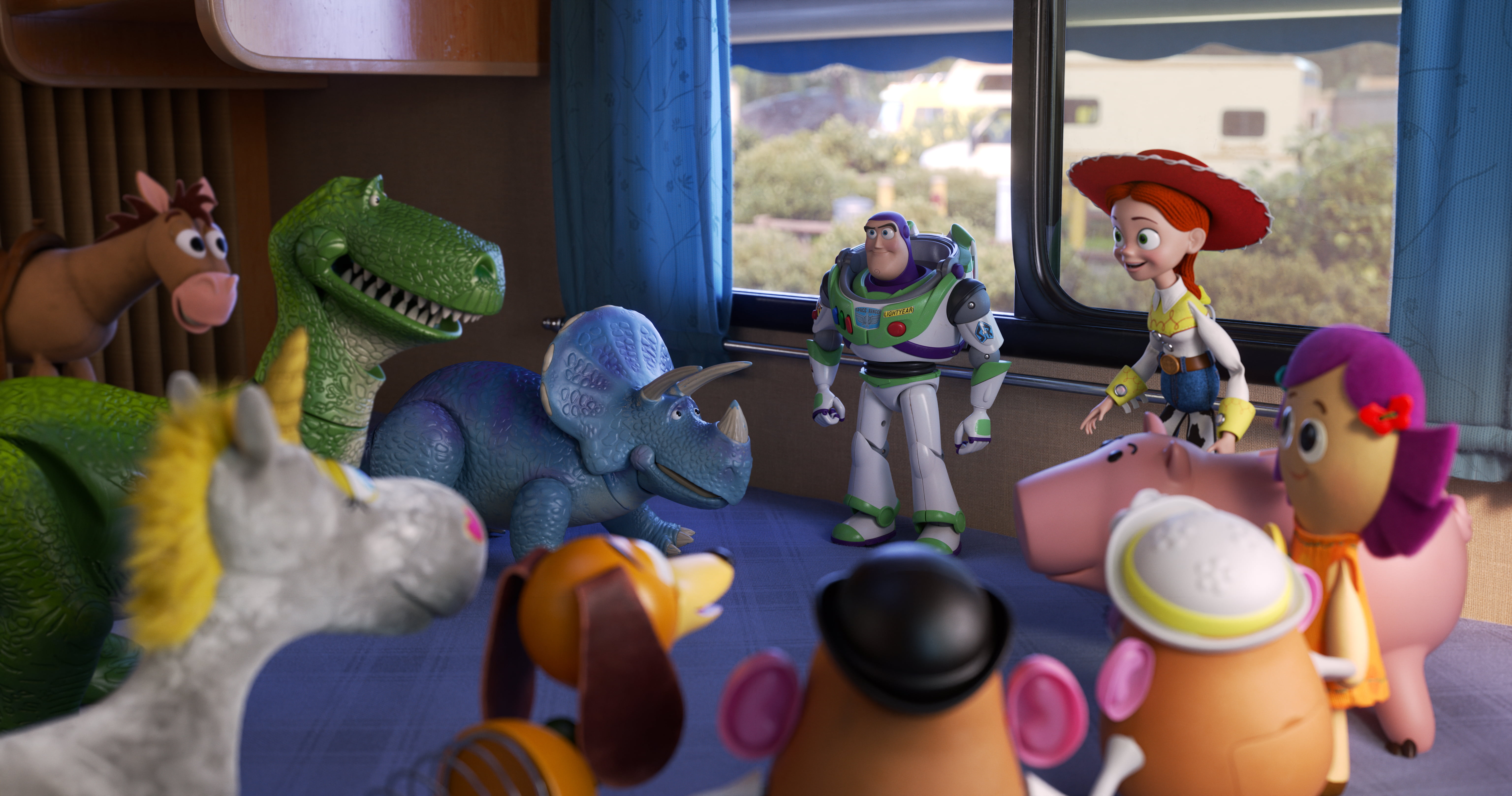 Buzz Lightyear, Toy Story 4, Jessie (Toy Story), 5K, Movie, HD Wallpaper