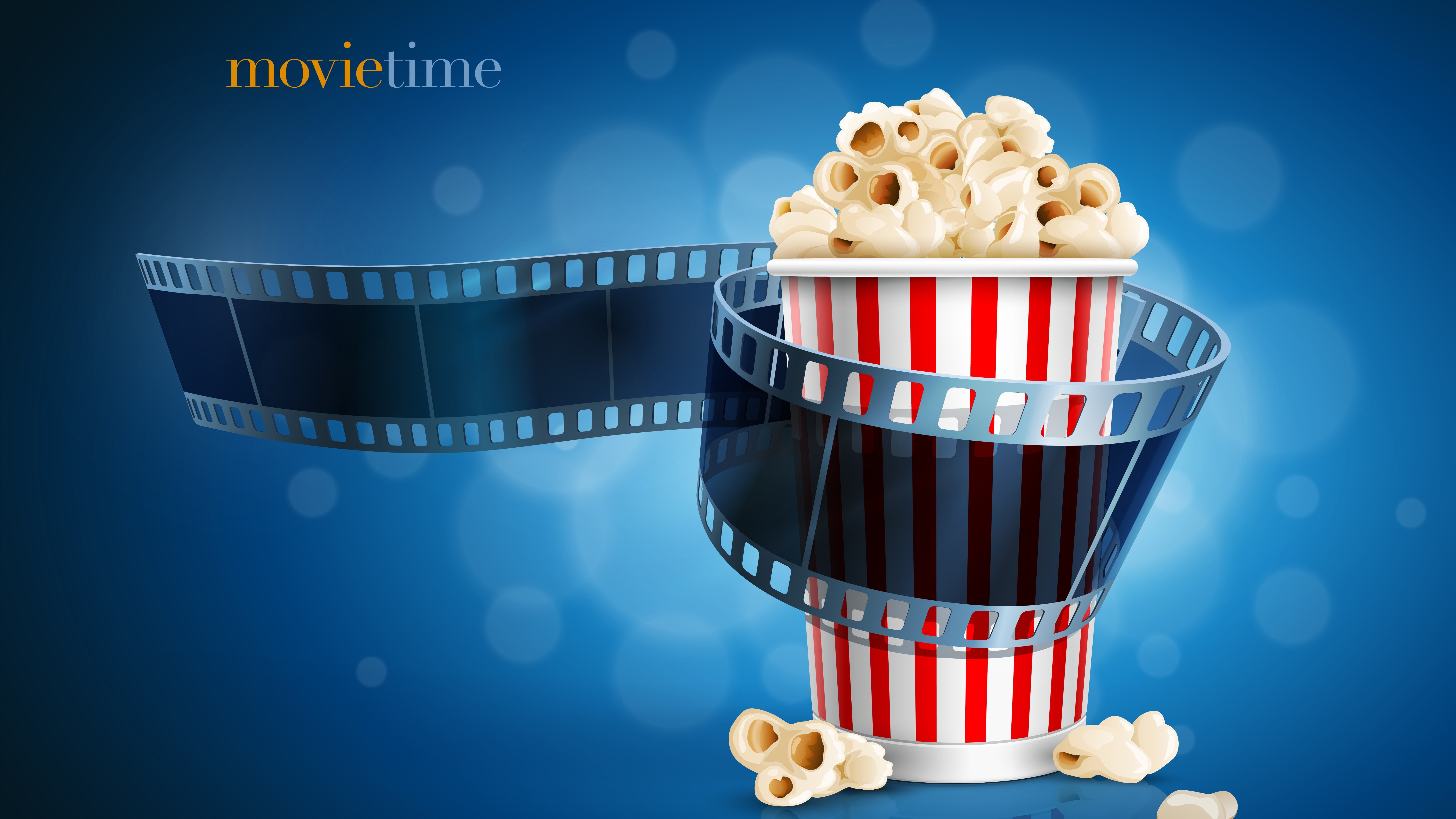 Popcorn, movies, 8K, HD Wallpaper