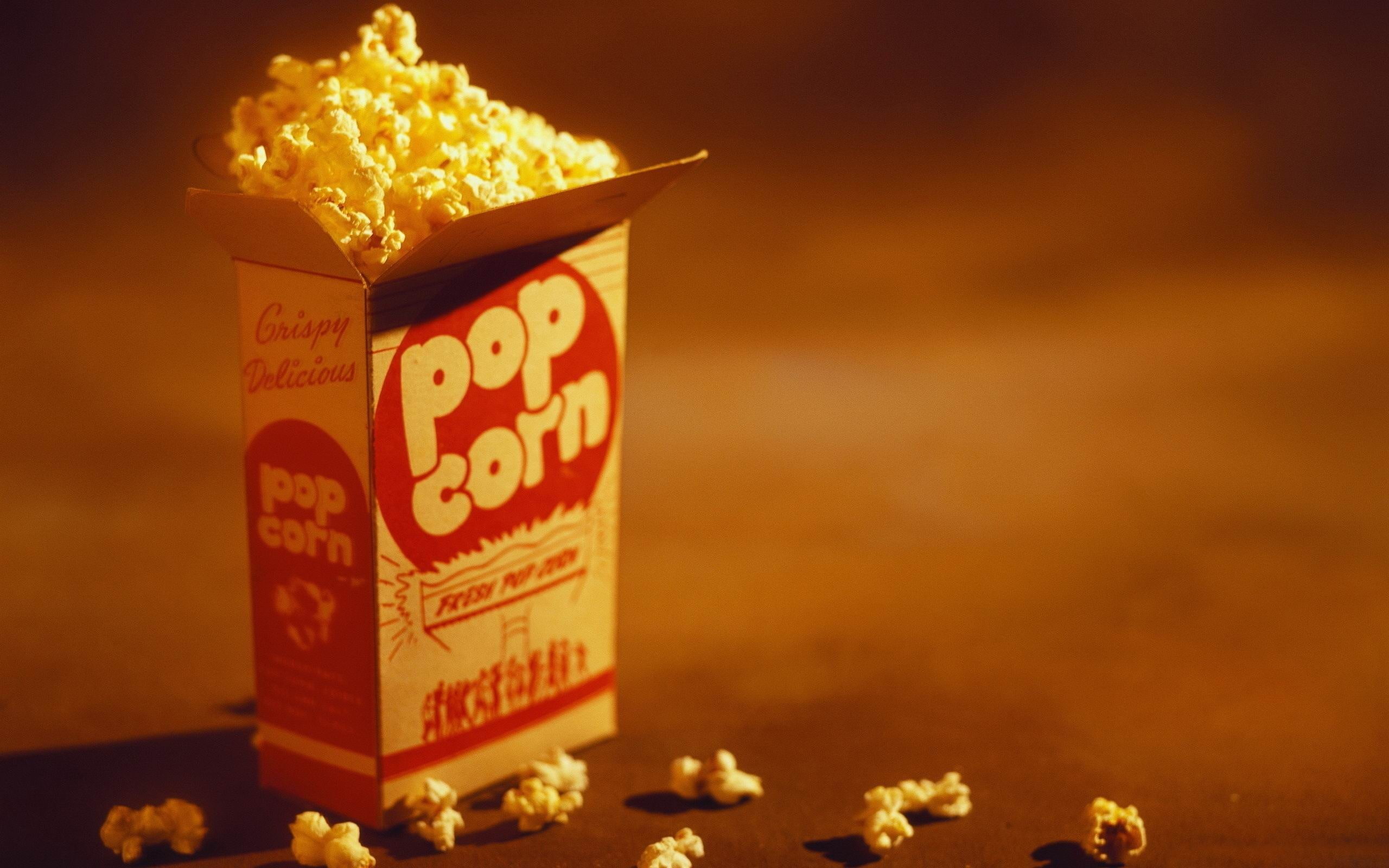 no people, indoors, popcorn, film industry, movie theater, bag, box, 2K, illuminated, food, sign, communication, text, food and drink, burning, HD Wallpaper