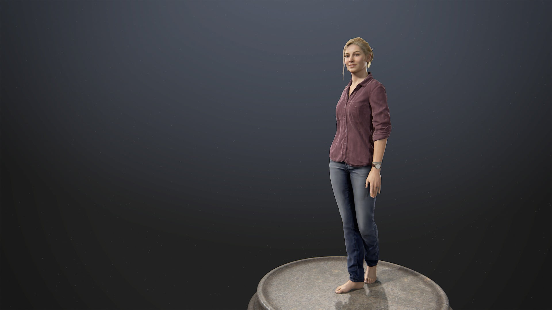 one person, young adult, barefoot, front view, three quarter length, leisure activity, cut out, standing, real people, looking at camera, black background, HD Wallpaper