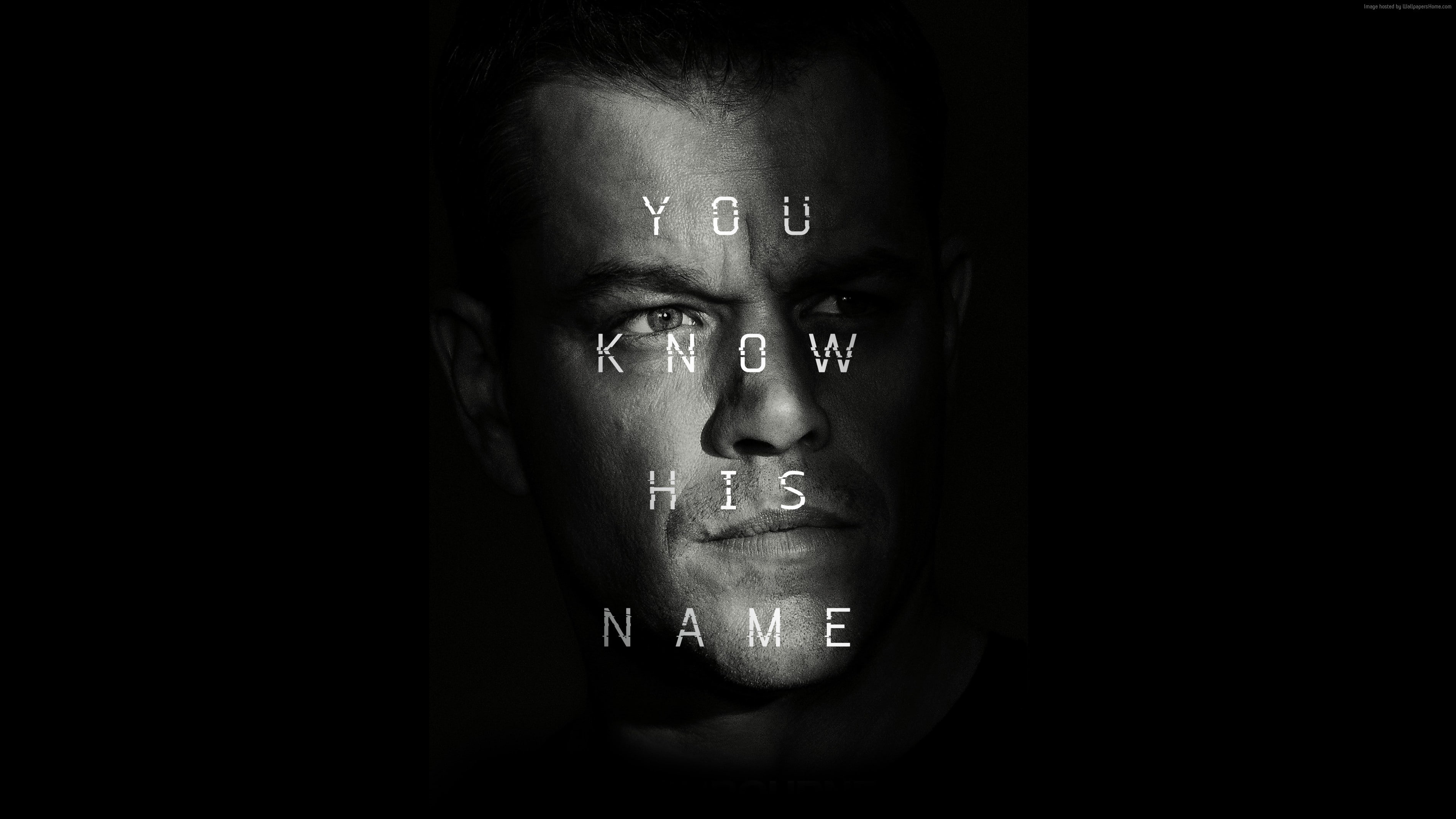 Matt Damon, 2K, Bourne 5, Jason Bourne, HD Wallpaper