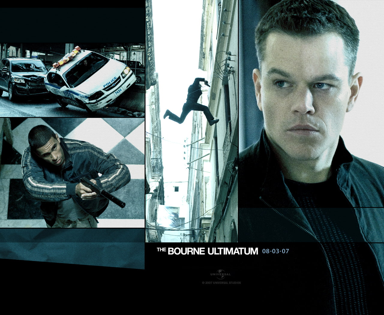 720P, serious, working, sitting, communication, casual clothing, headshot, The Bourne Ultimatum, young men, indoors, movies, young adult, men, occupation, HD Wallpaper