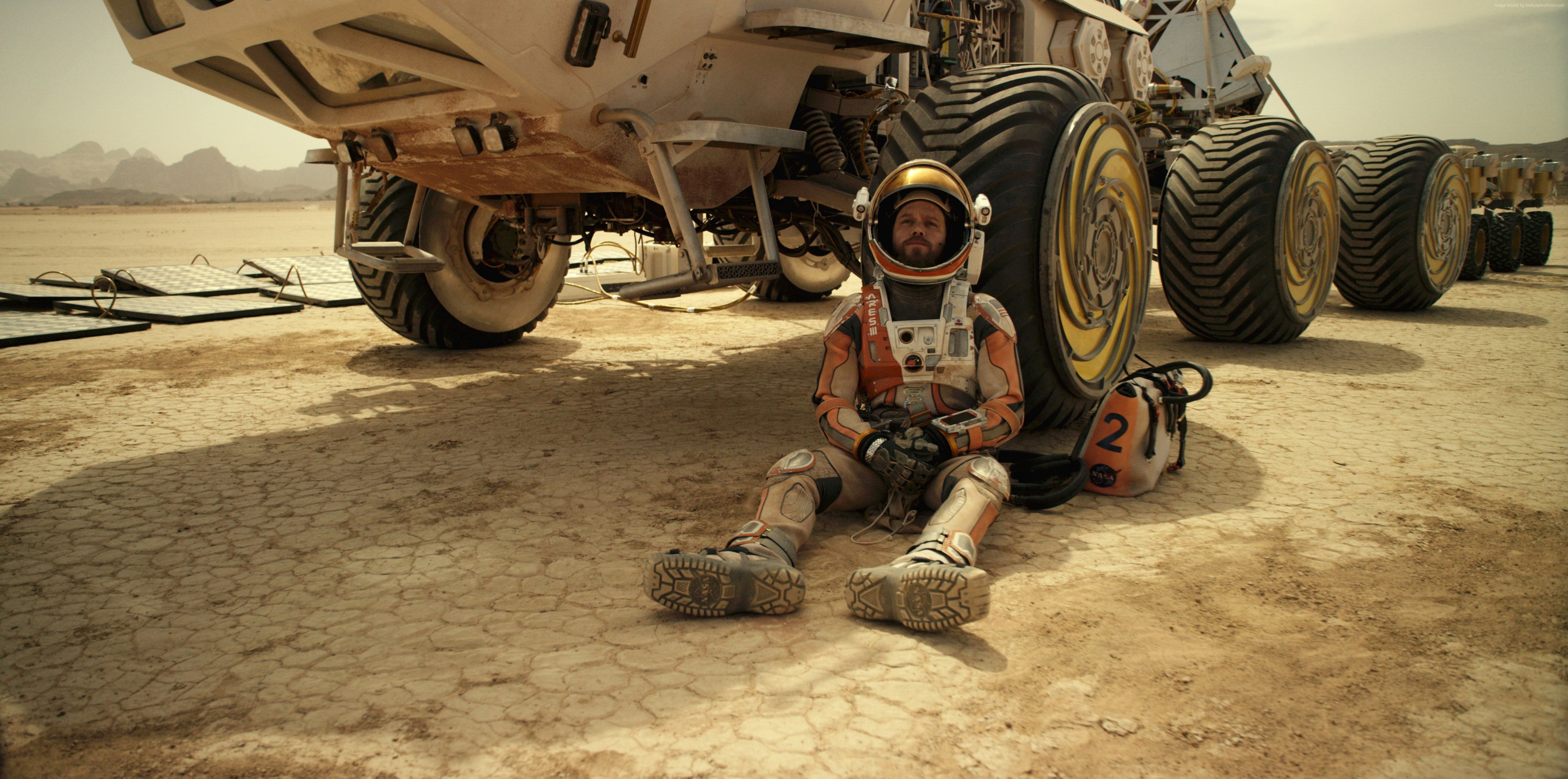 movie, Best Movies of 2015, 5K, Matt Damon, The Martian, HD Wallpaper