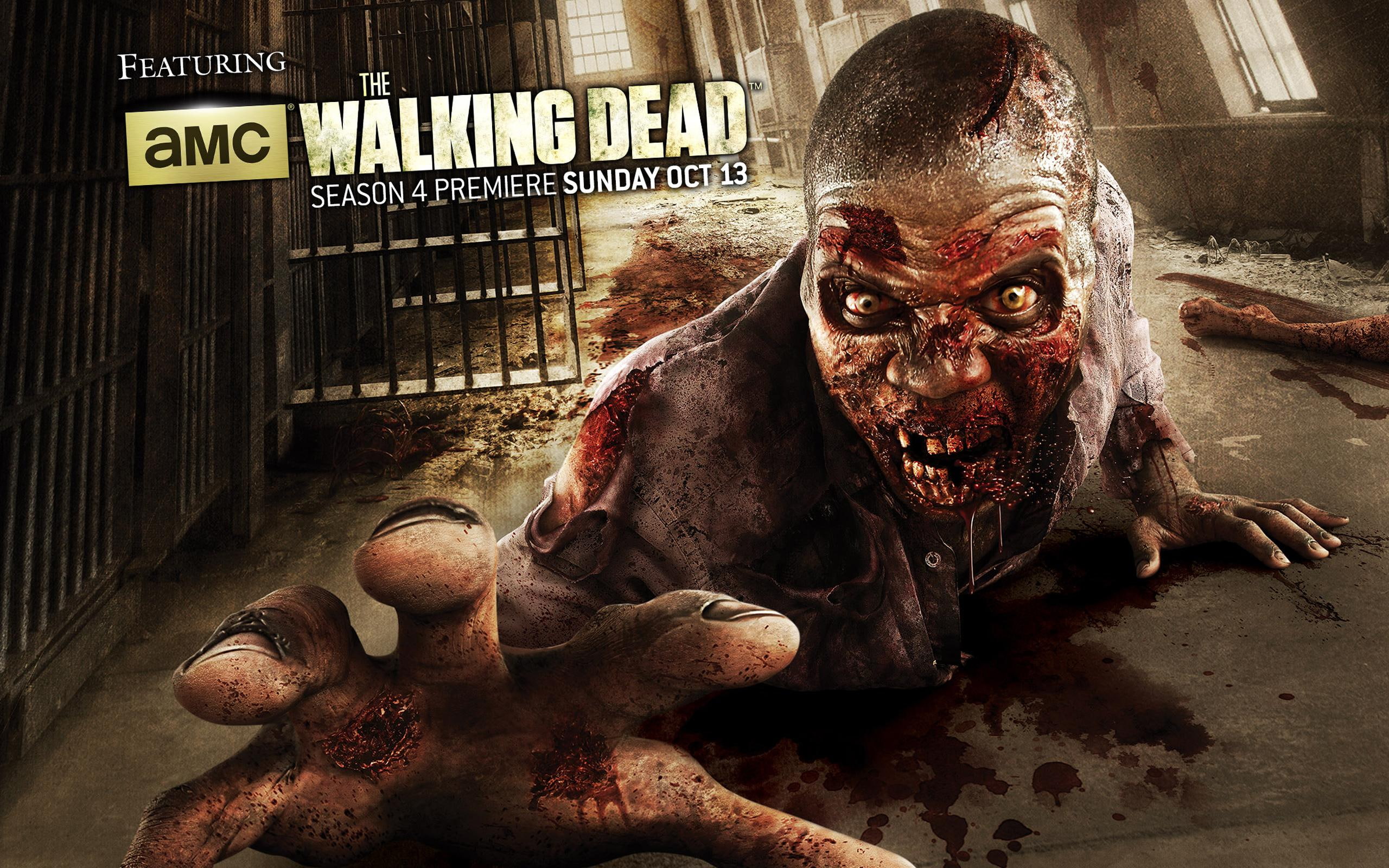 2013, season, dead, 2K, walking, HD Wallpaper