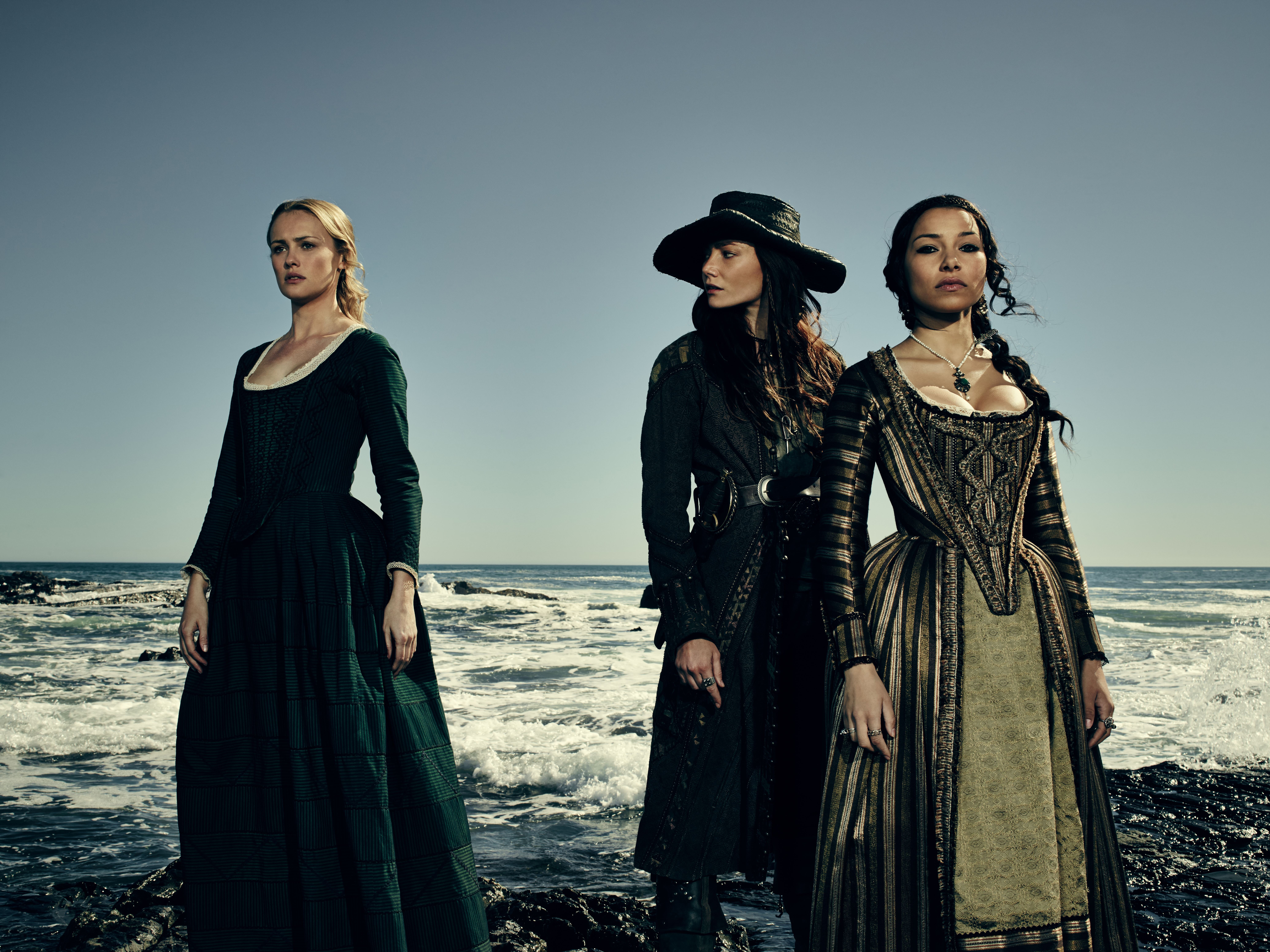 8K, Clara Paget, Hannah New, Black Sails, Season 4, Jessica Parker Kennedy, HD Wallpaper
