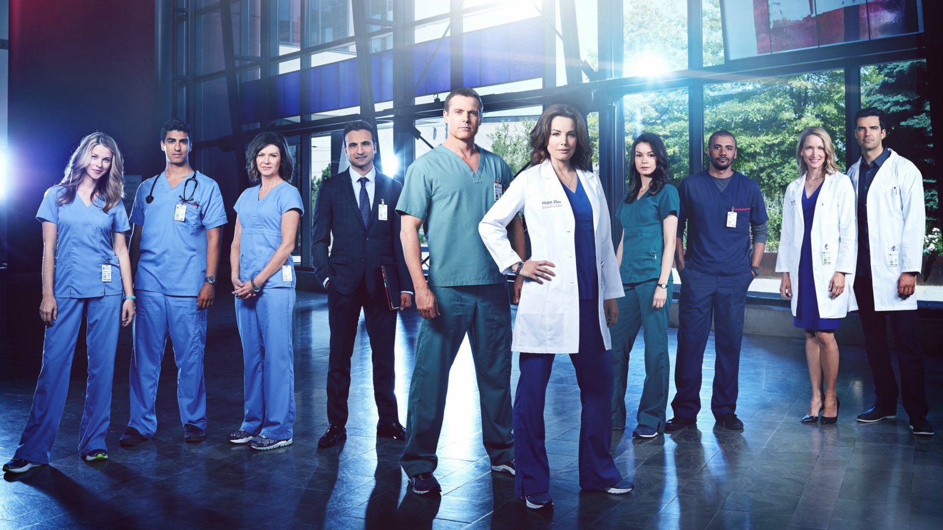 TV Show, Daniel Gillies, Wendy Crewson, Michael Shanks, 1080P, Julia Taylor Ross, Erica Durance, Saving Hope, HD Wallpaper