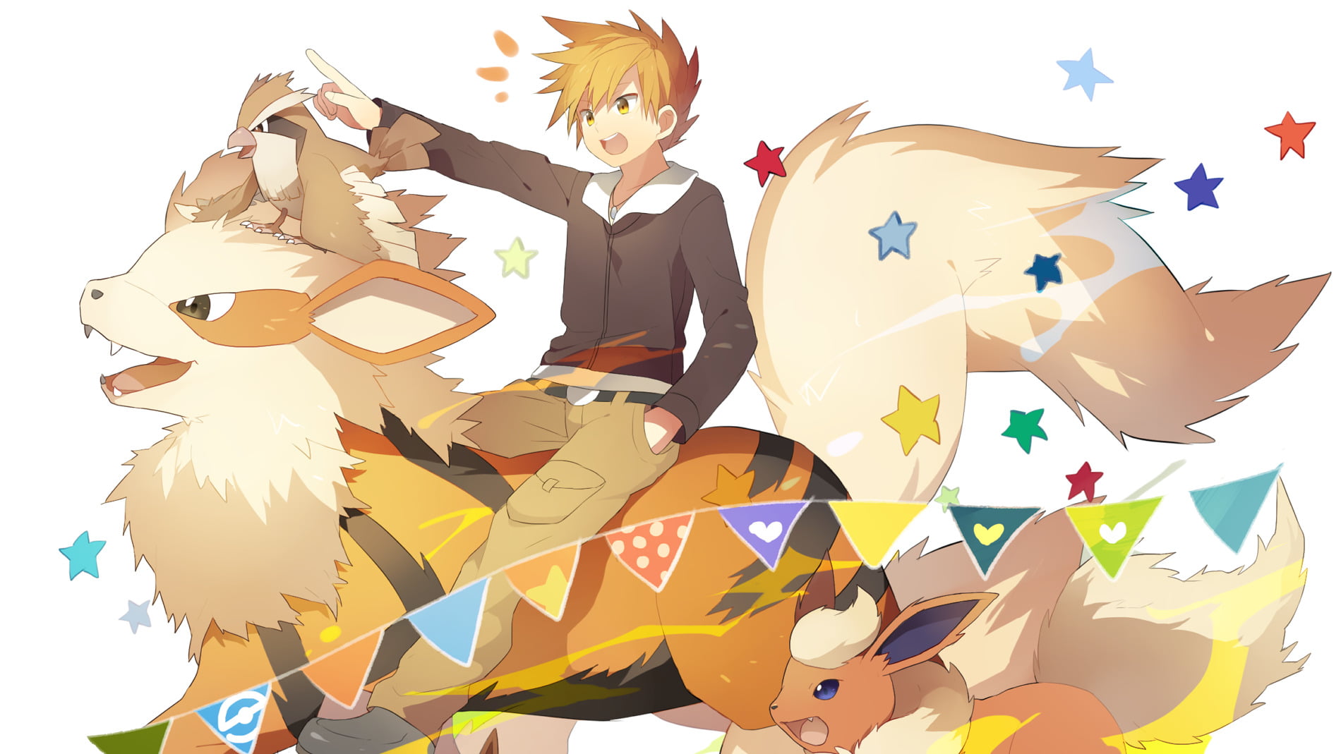 Pidgey (Pokémon), nature, day, lifestyles, sky, art and craft, leisure activity, front view, 720P, Pokemon: Red and Blue, Pokémon, multi colored, standing, HD Wallpaper