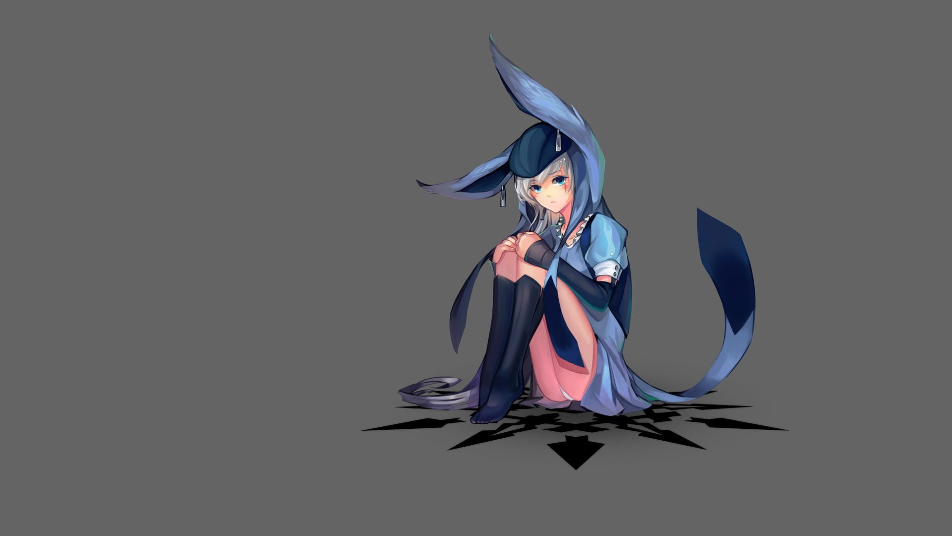Pokémon, anime, Weiss Schnee, anime girls, Glaceon, 1080P, HD Wallpaper
