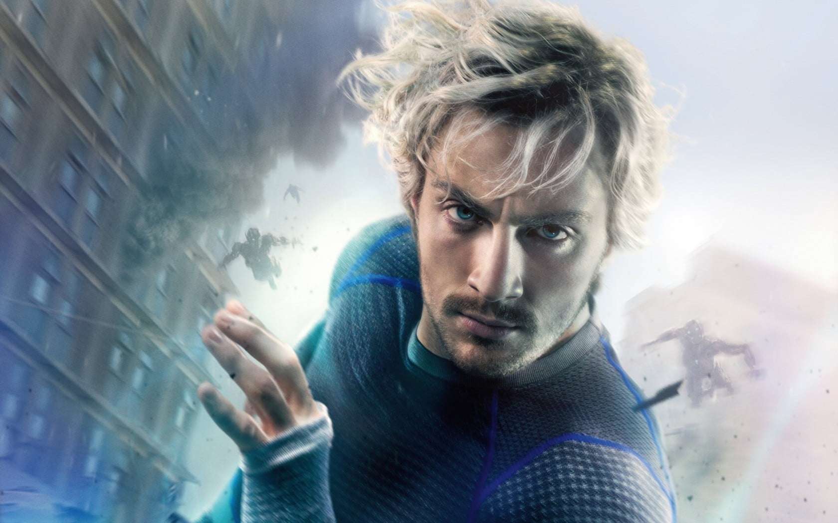 portrait, Quicksilver, casual clothing, 720P, digital composite, men, Avengers: Age of Ultron, front view, one person, screen, avengers, marvel, looking, HD Wallpaper