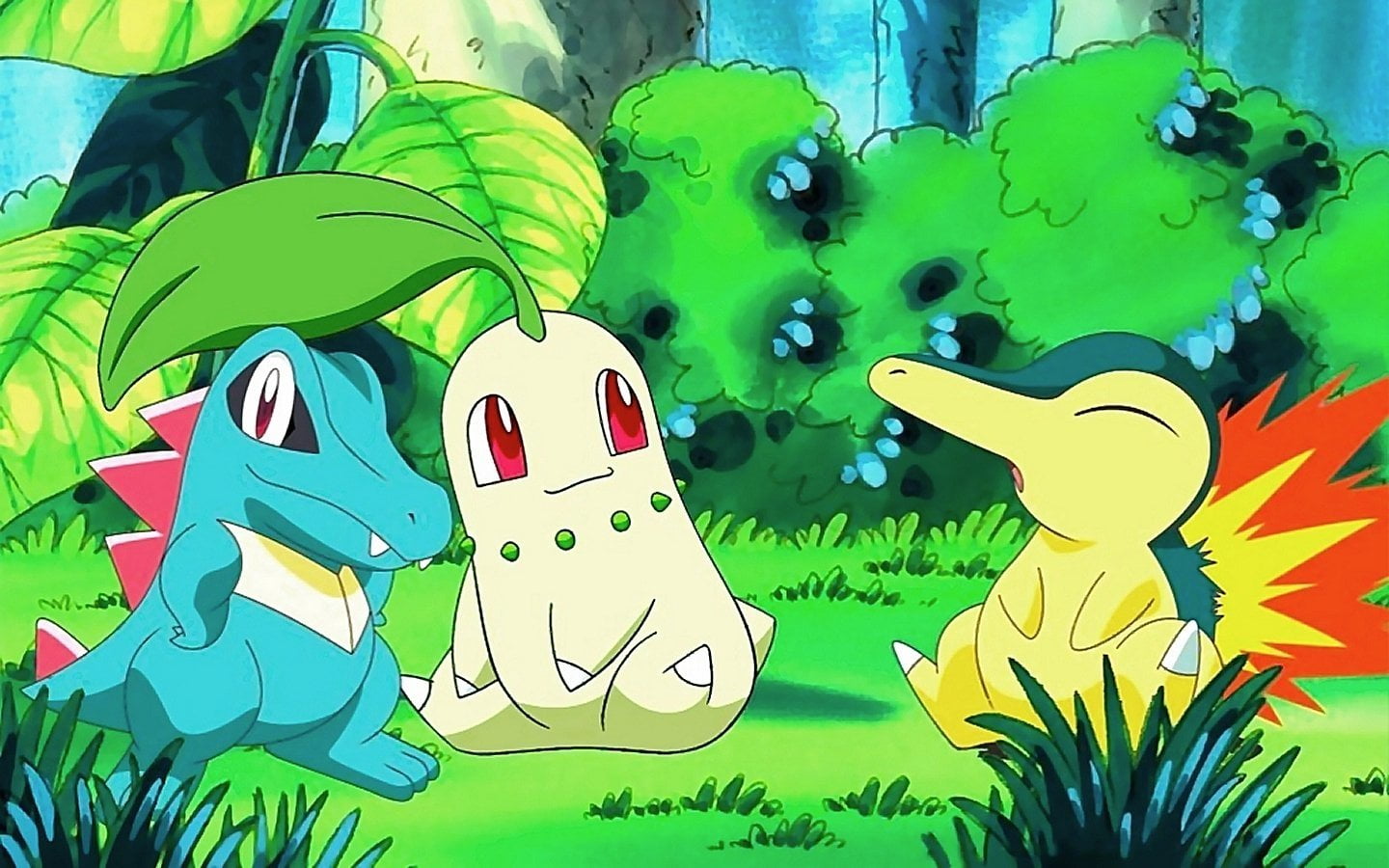 vertebrate, Pokémon, water, multi colored, creativity, mammal, animal wildlife, outdoors, human representation, cartoon, day, three, Cyndaquil (Pokémon), HD Wallpaper
