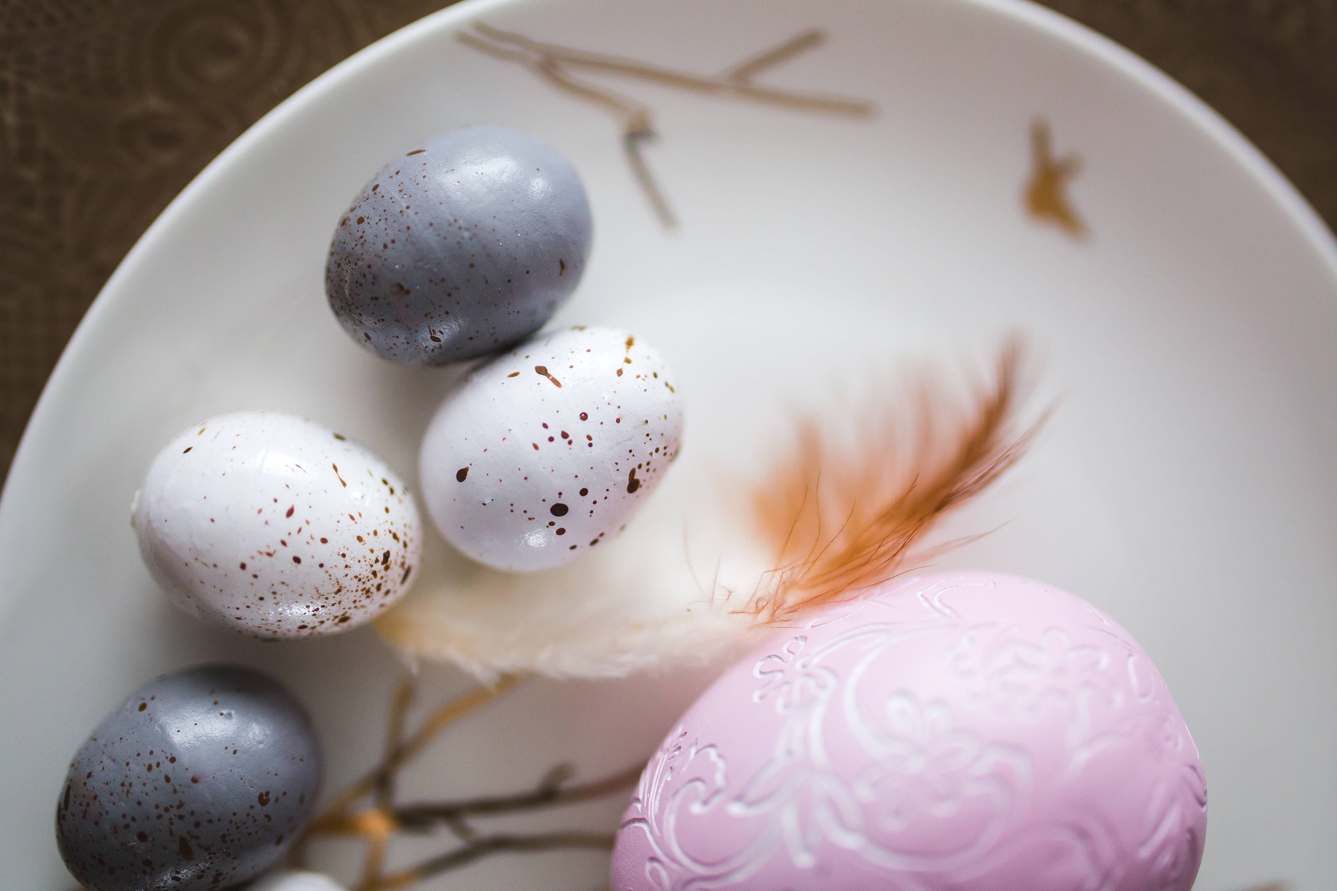 holidays, still life, pink, ornaments, food and drink, high angle view, no people, sweet, close-up, representation, easter, animal egg, indoors, egg, decorations, HD Wallpaper