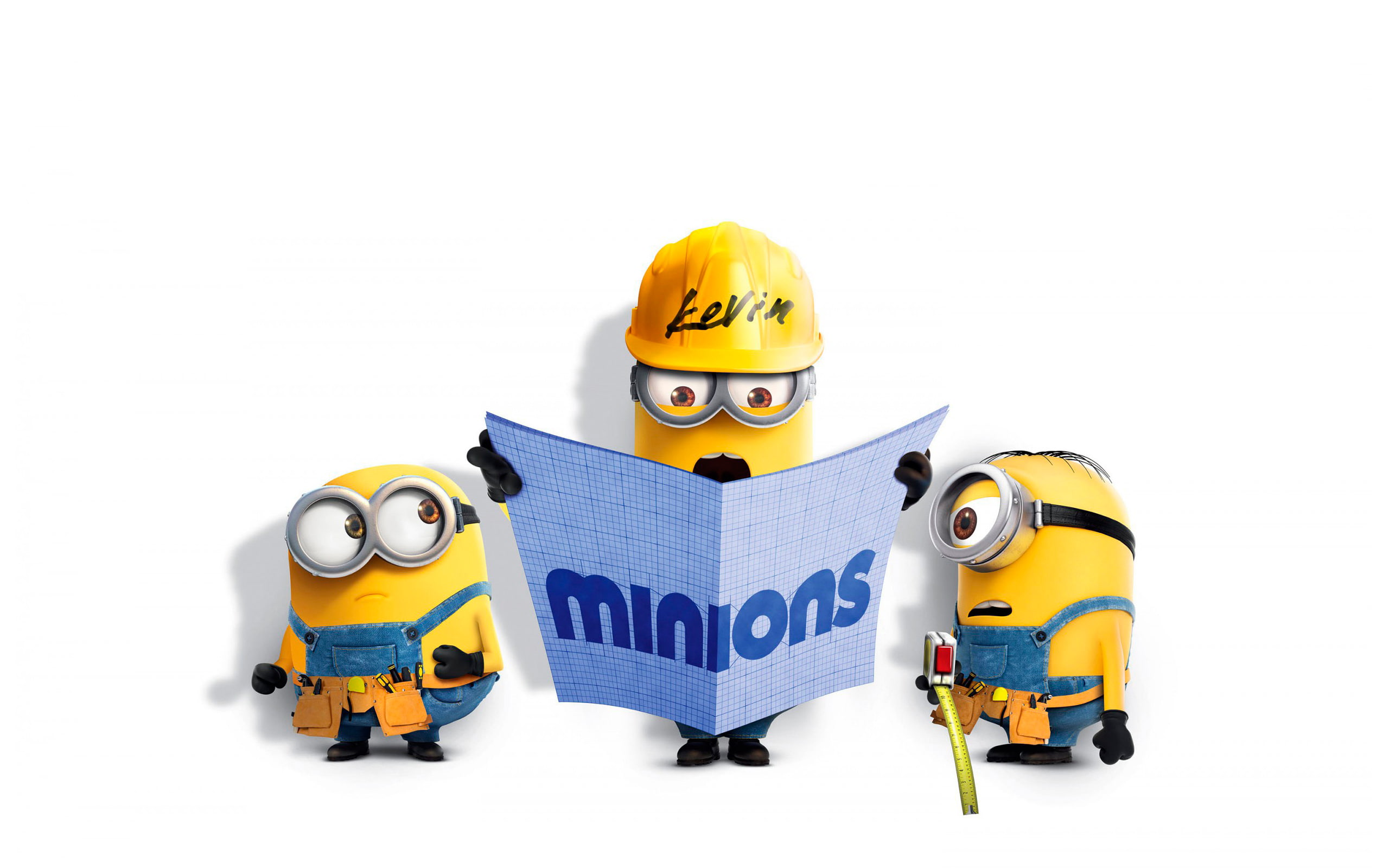 2K, illustration, bob, kevin, stuart, minions, HD Wallpaper