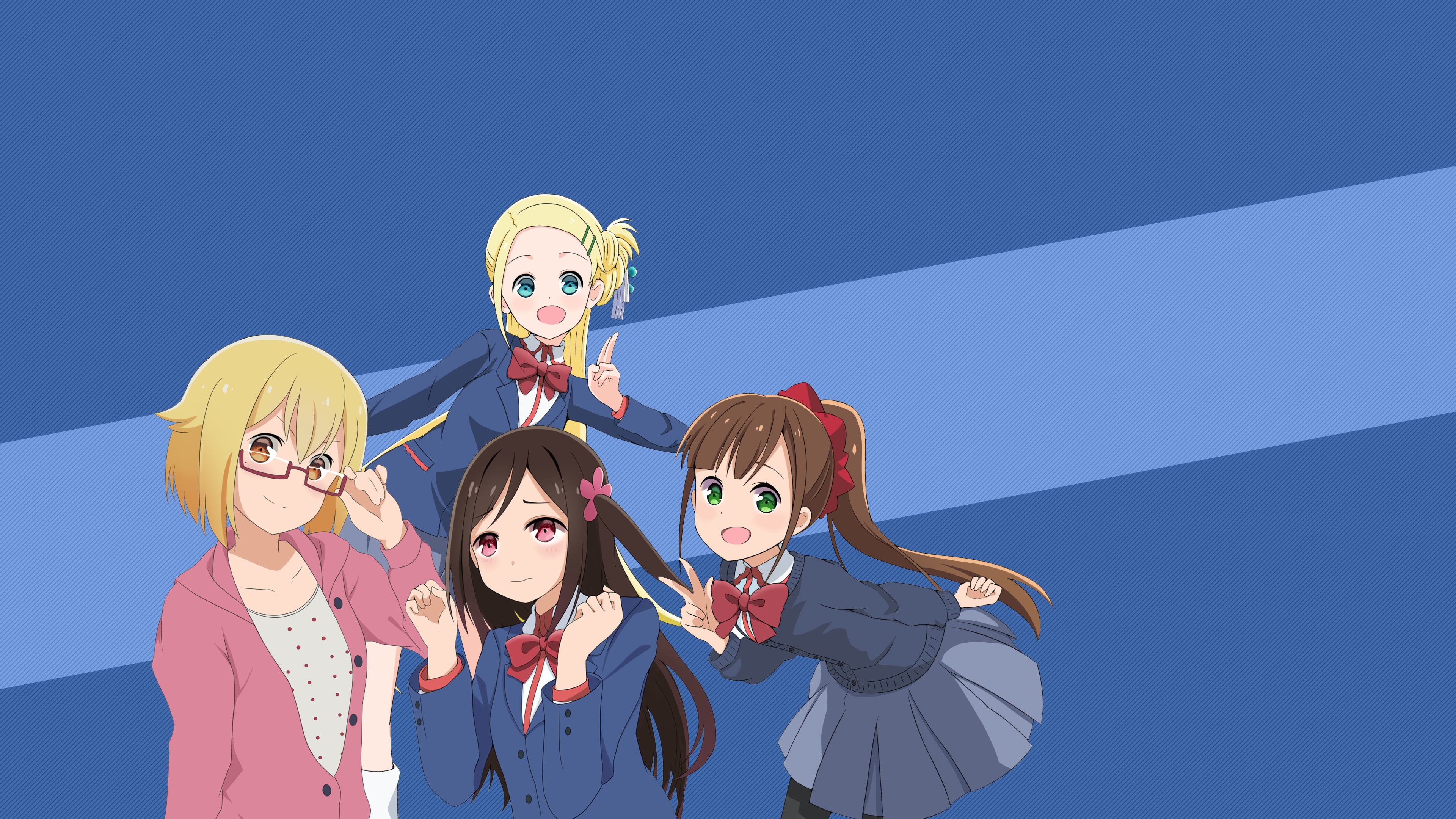 Nako Sunao, Anime, Bocchi Hitori, 4K, Aru Honshou, Sotca Luckythar, Hitori Bocchis ○○ Lifestyle, HD Wallpaper