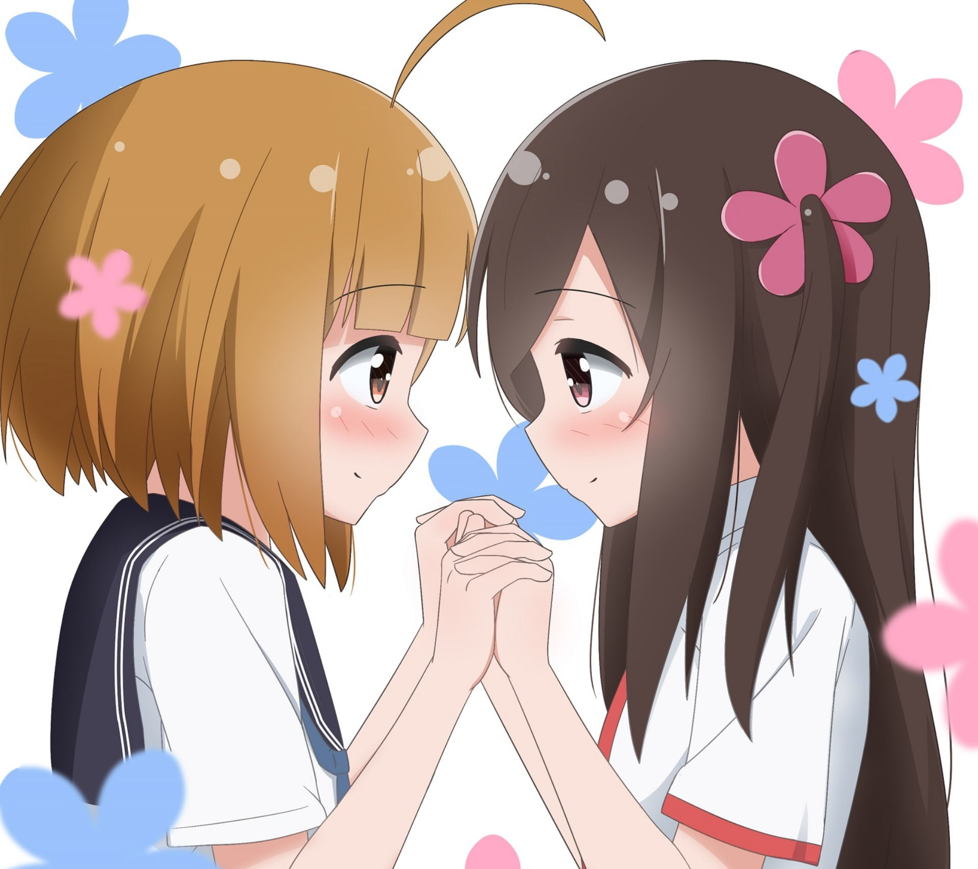 Hitori Bocchis ○○ Lifestyle, Yuri, 1080P, Bocchi Hitori, Anime, Kai Yawara, HD Wallpaper