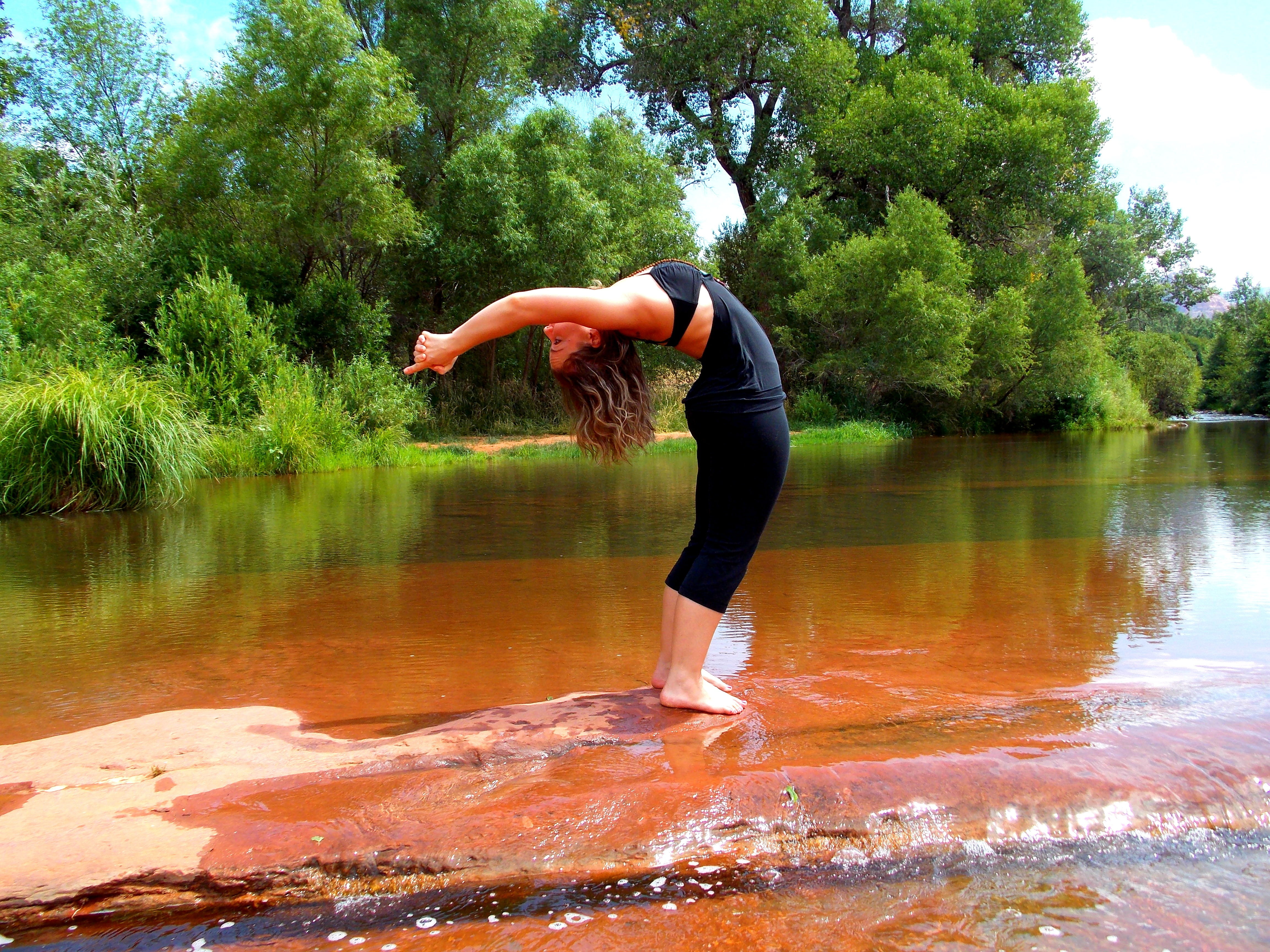 wellbeing, lifestyles, nature, woman, summer, young women, water, people, full length, outdoors, standing, young adult, healthy Lifestyle, action, real people, HD Wallpaper