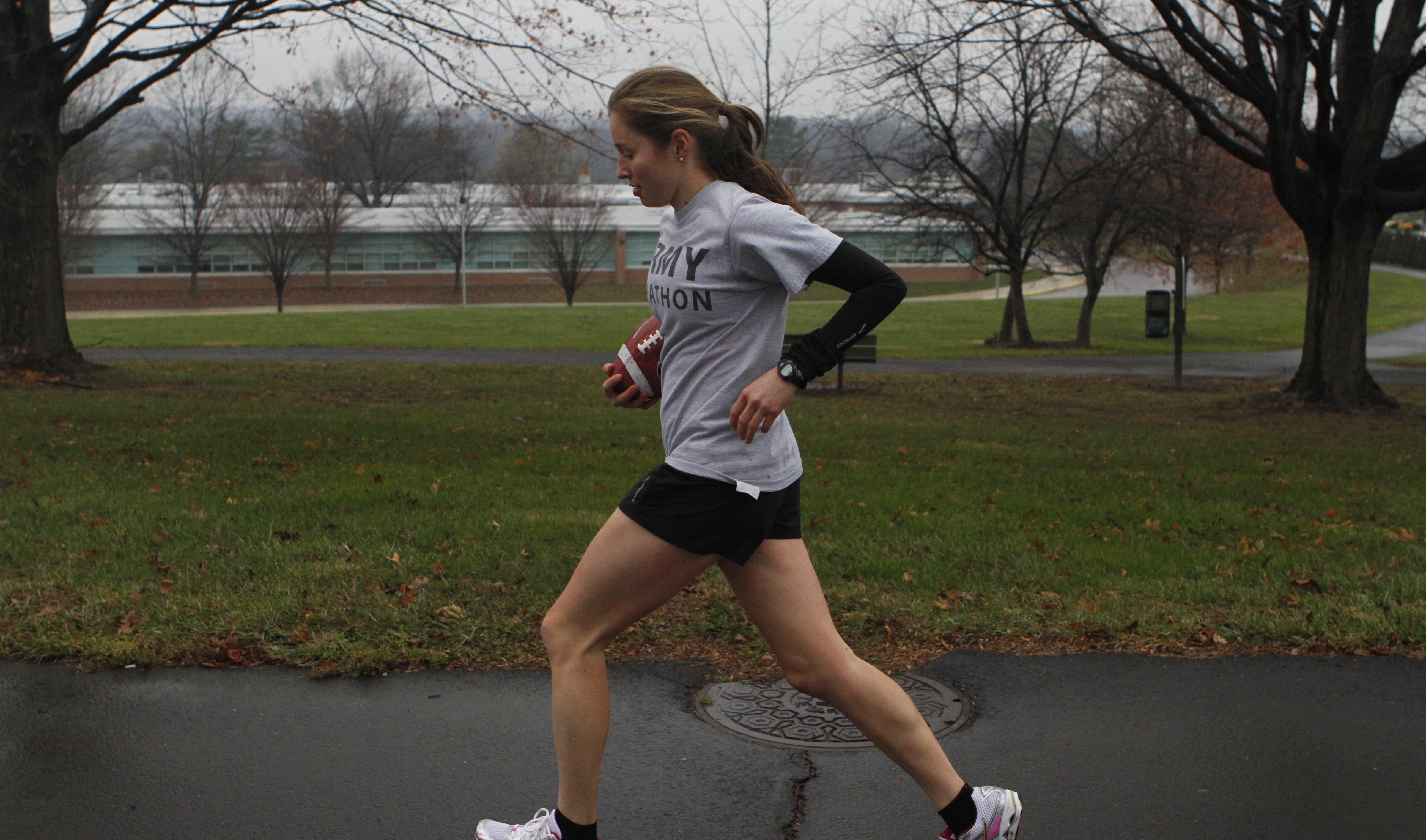 girl, runner, cardio, action, full length, run, jogging, exercise, young adult, one Person, fitness, adolescence, real people, gray, leisure activity, motion, HD Wallpaper