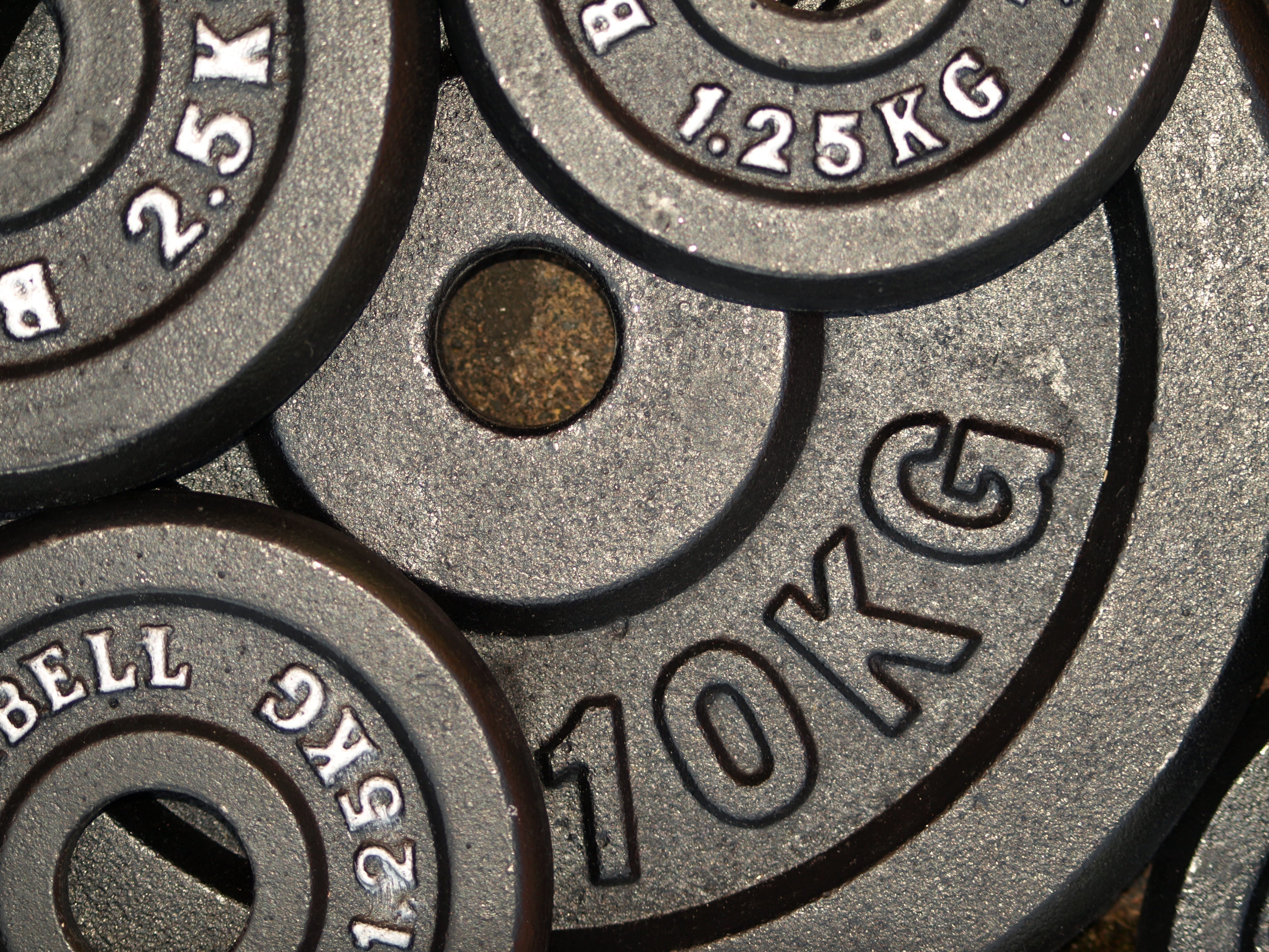 close-up, backgrounds, metal, high angle view, geometric shape, sport, weight, 2K, pattern, fitness room, no people, communication, retro styled, power sports, HD Wallpaper