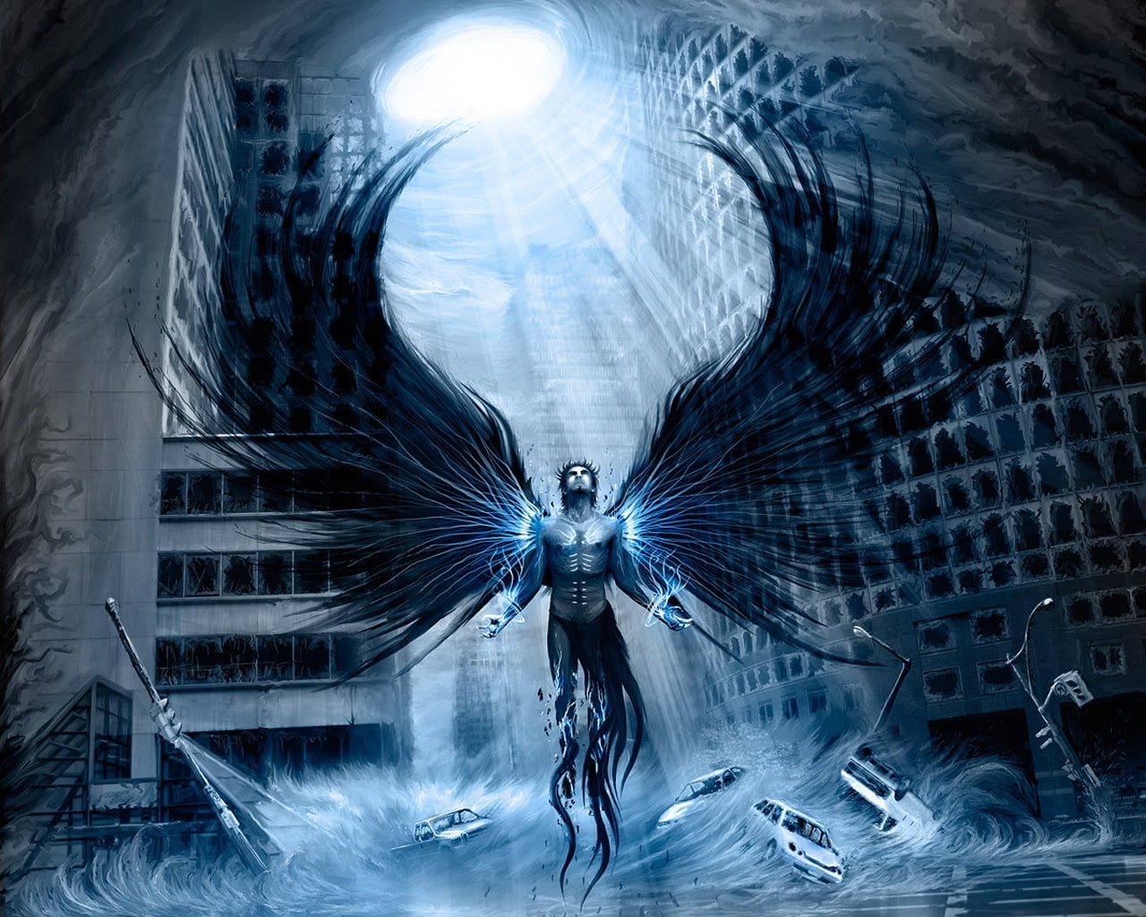 sky, 720P, guy, doomsday, HD Wallpaper