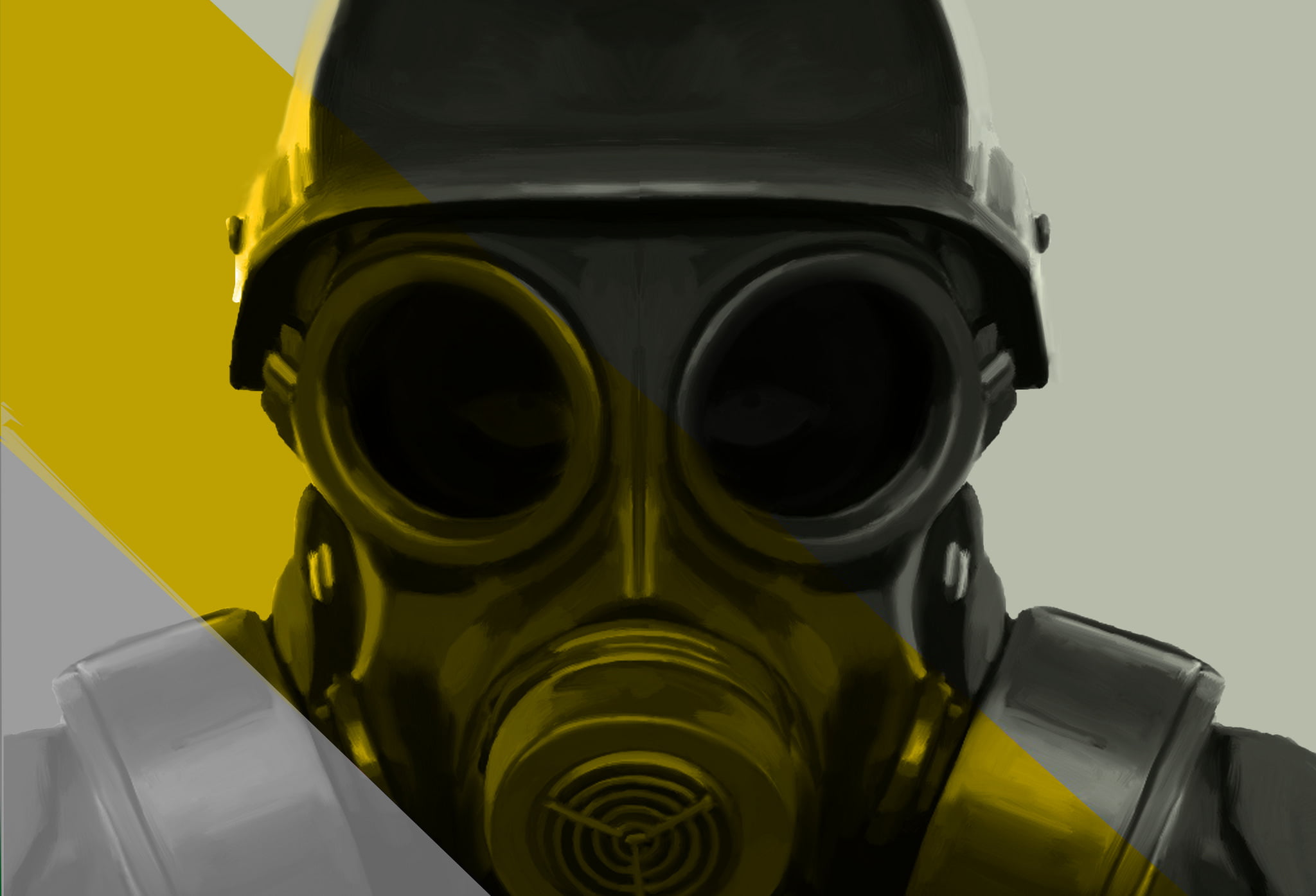 gas mask, background, soldiers, people, 1080P, cut out, Art, protective mask - workwear, front view, government, wearing, close-up, indoors, mask, person, HD Wallpaper
