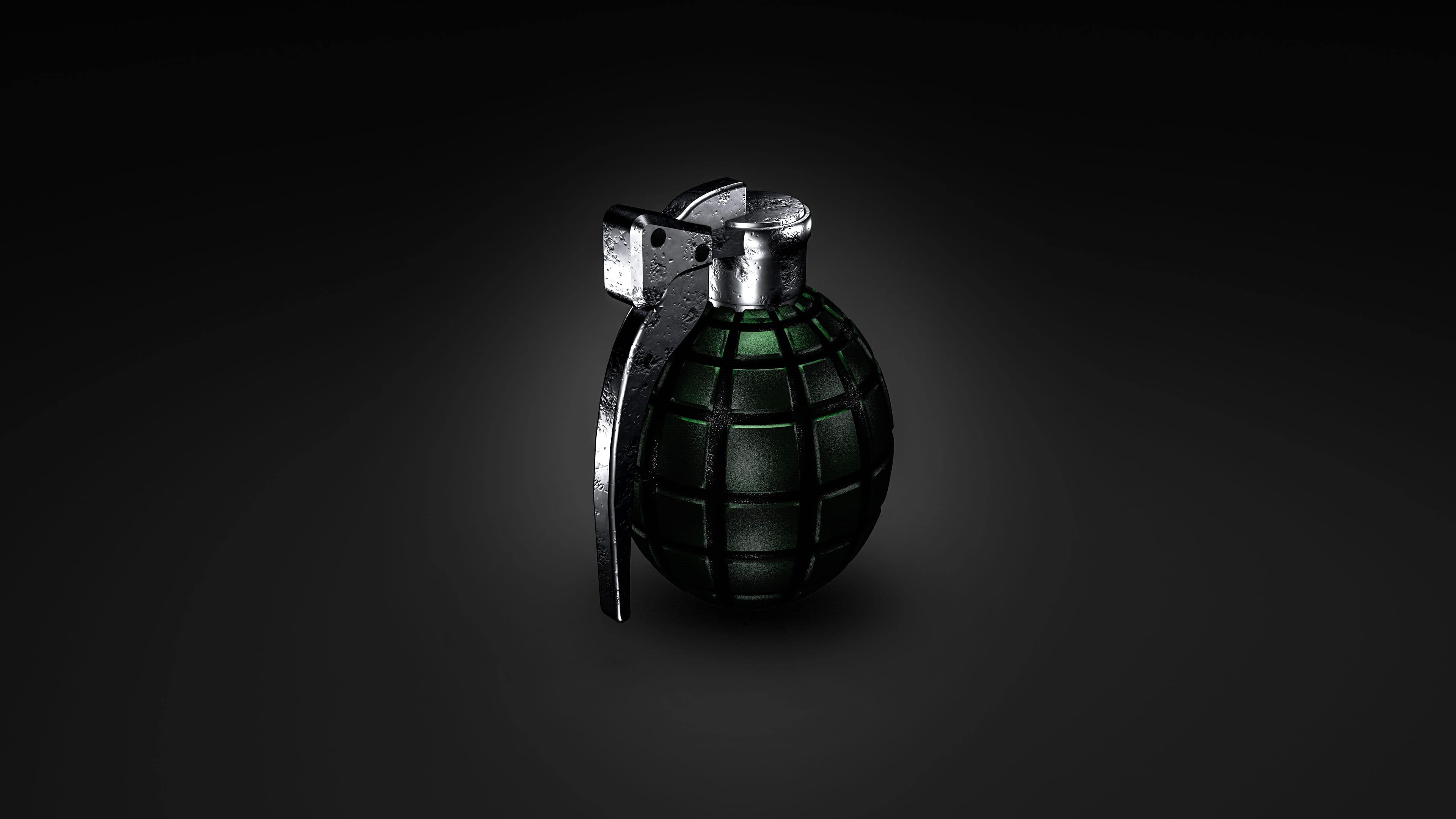 single object, metal, hand grenade, explosive, dark, explosion, animal themes, bottle, world war i, attention, still life, war, army, fight, graphic, risk, HD Wallpaper