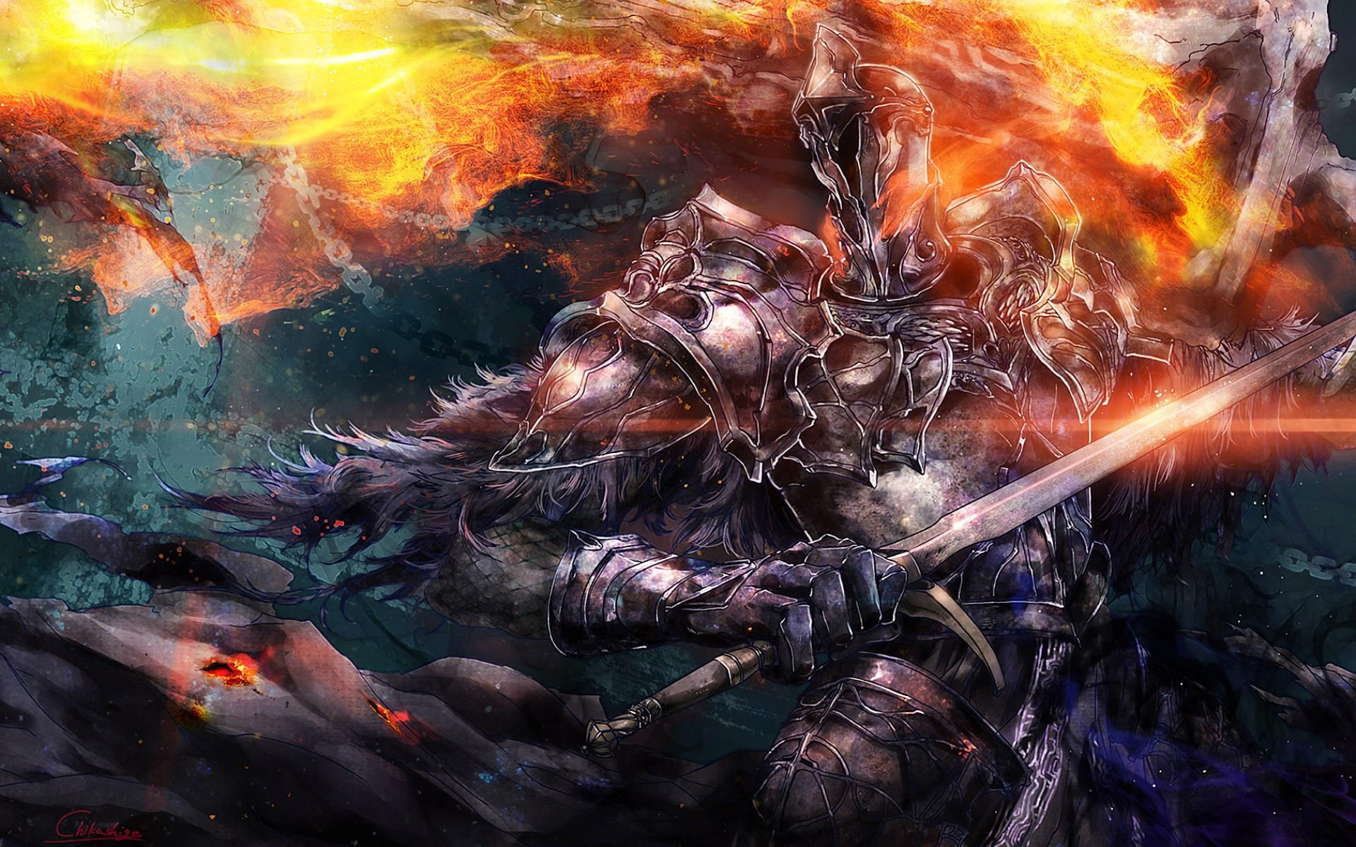 fume, Dark, knight, Soul, 1080P, HD Wallpaper