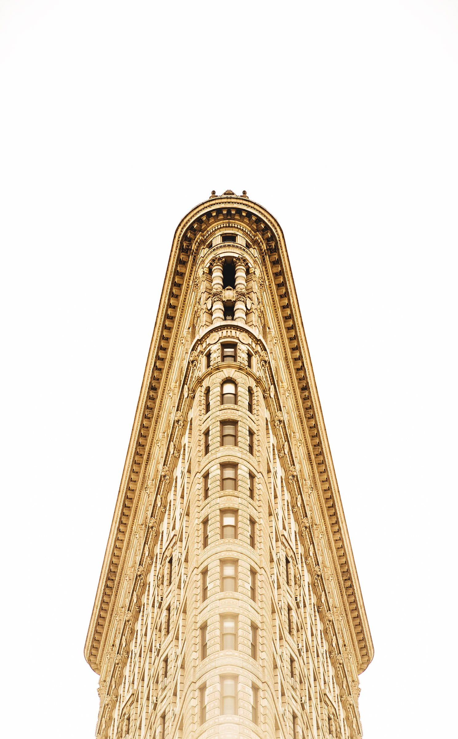 york, USA, tall - high, City, no people, clear sky, built structure, skyscraper, new, flatiron, spire, sky, low angle view, history, nature, New York City, Phone HD Wallpaper