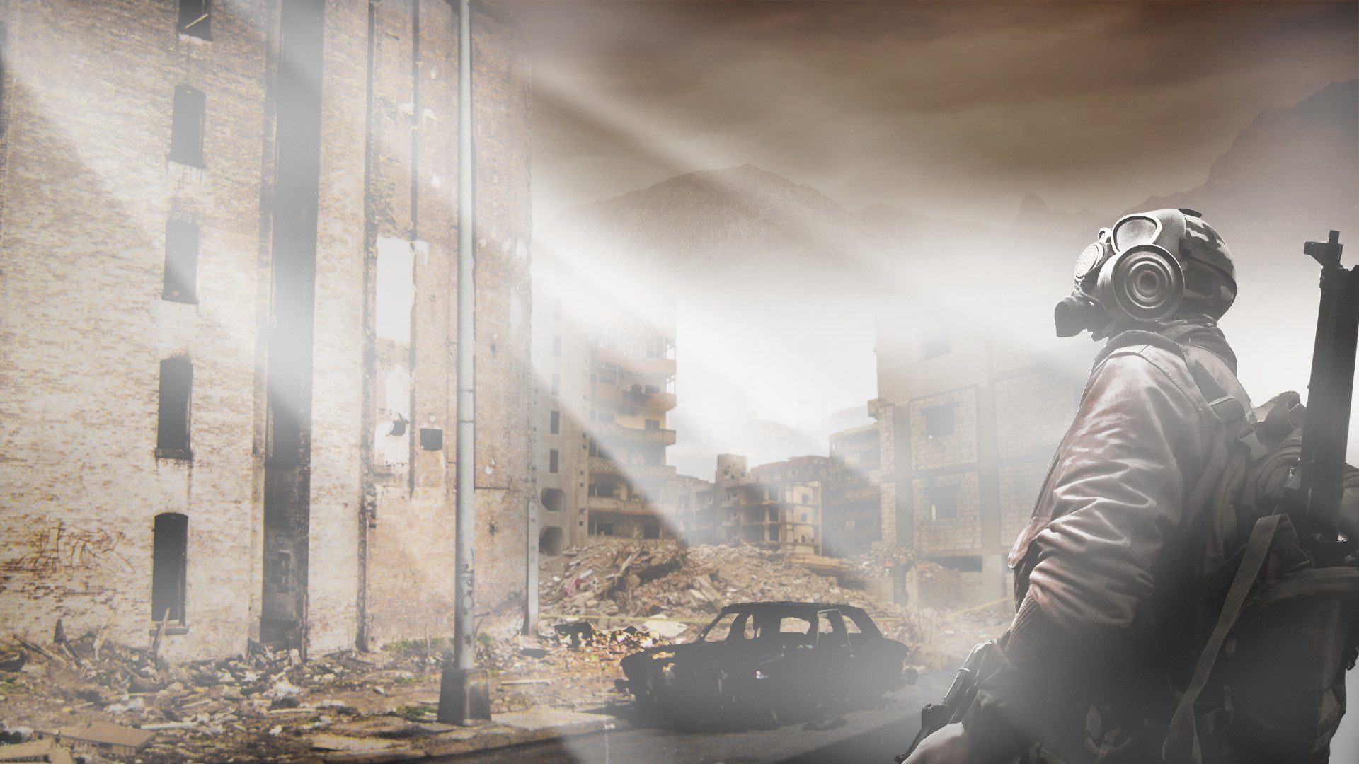 Apocalypse, Mask, Post Apocalyptic, Gas Mask, 1080P, Sci Fi, HD Wallpaper