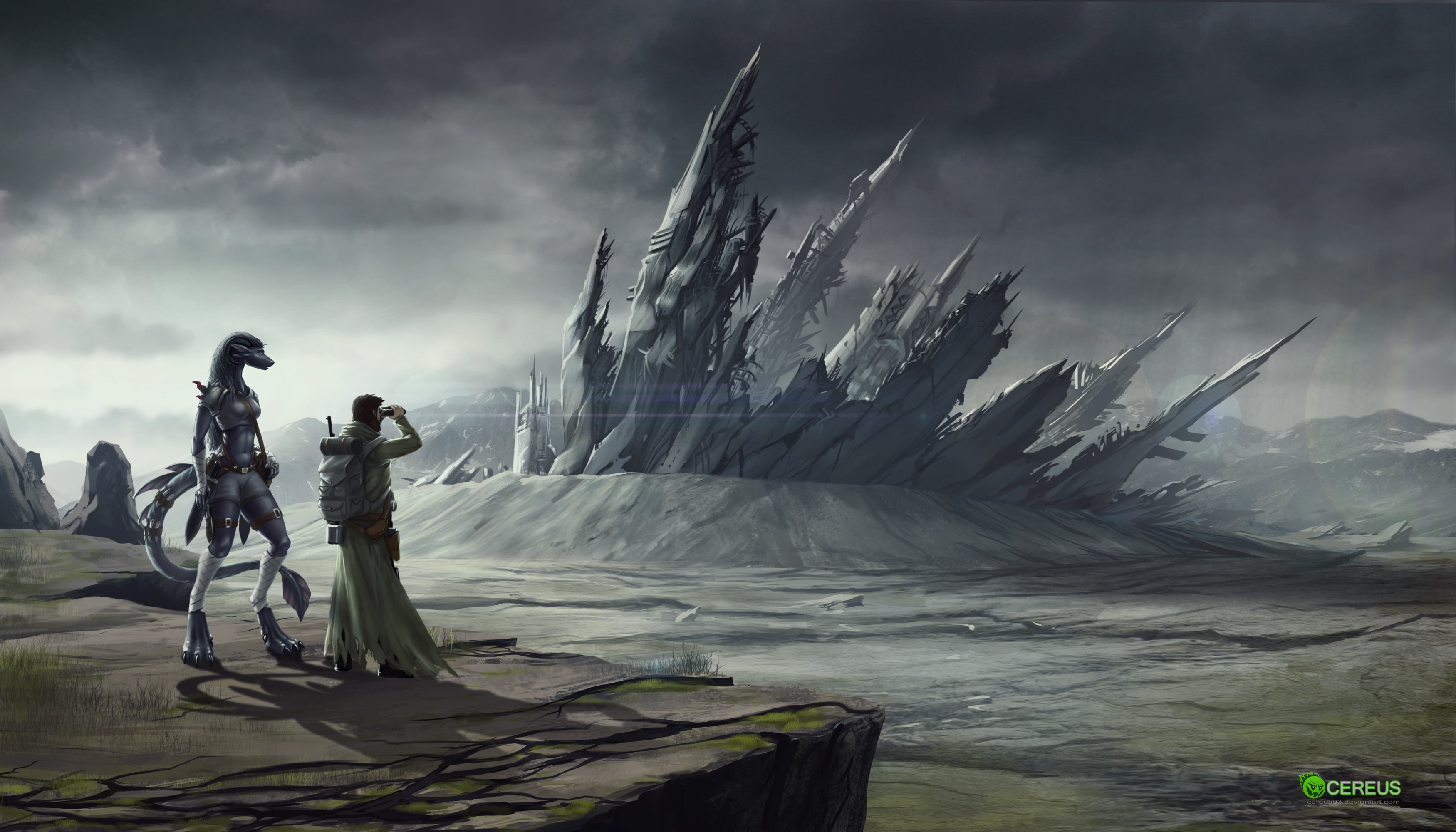 post apocalypse, apocalyptic, 2K, dark, furry, scaly, HD Wallpaper