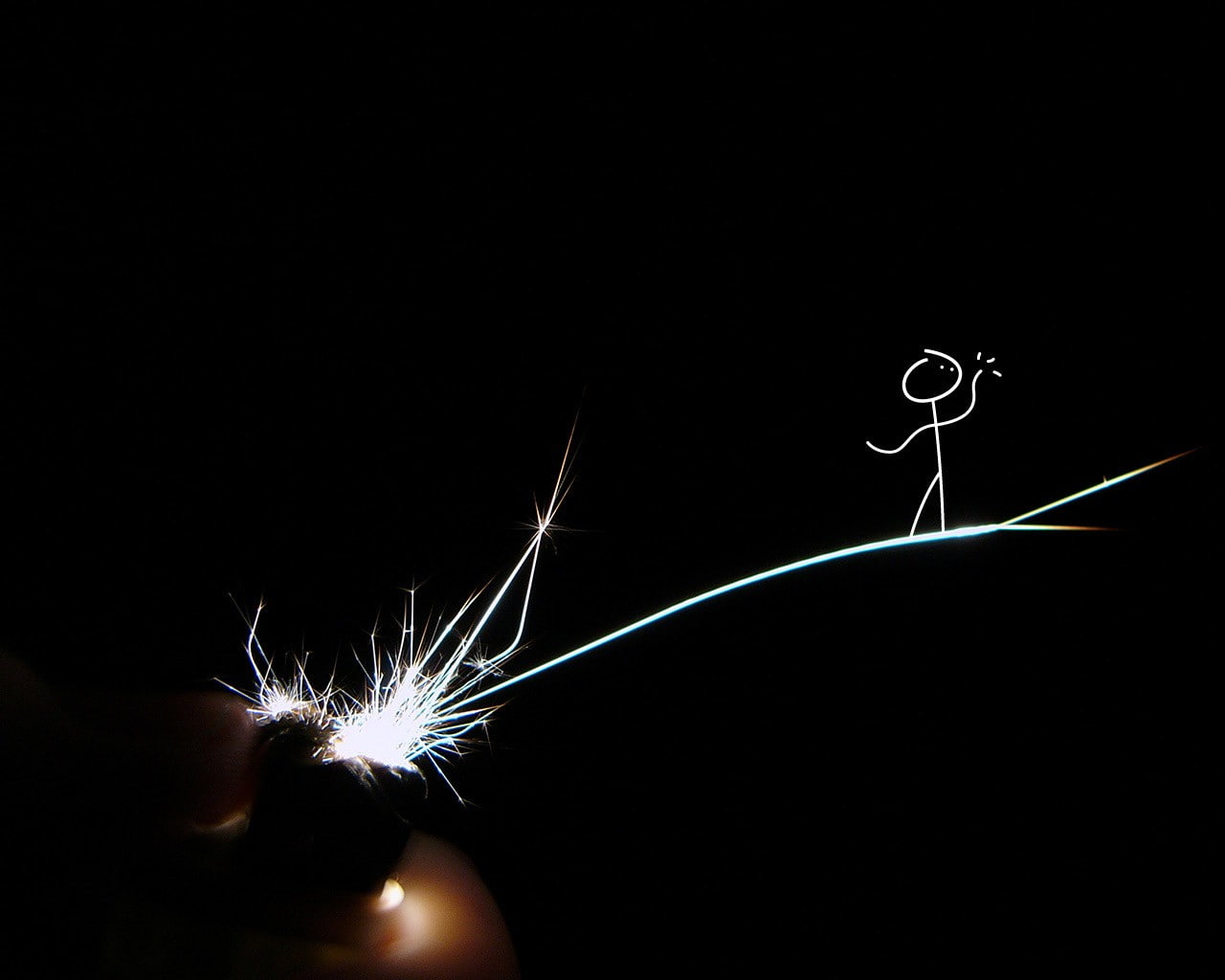 night, 720P, illuminated, people, lighter, firework, finger, hand, motion, celebration, burning, glowing, copy space, black, sparkler, sparks, human body part, HD Wallpaper