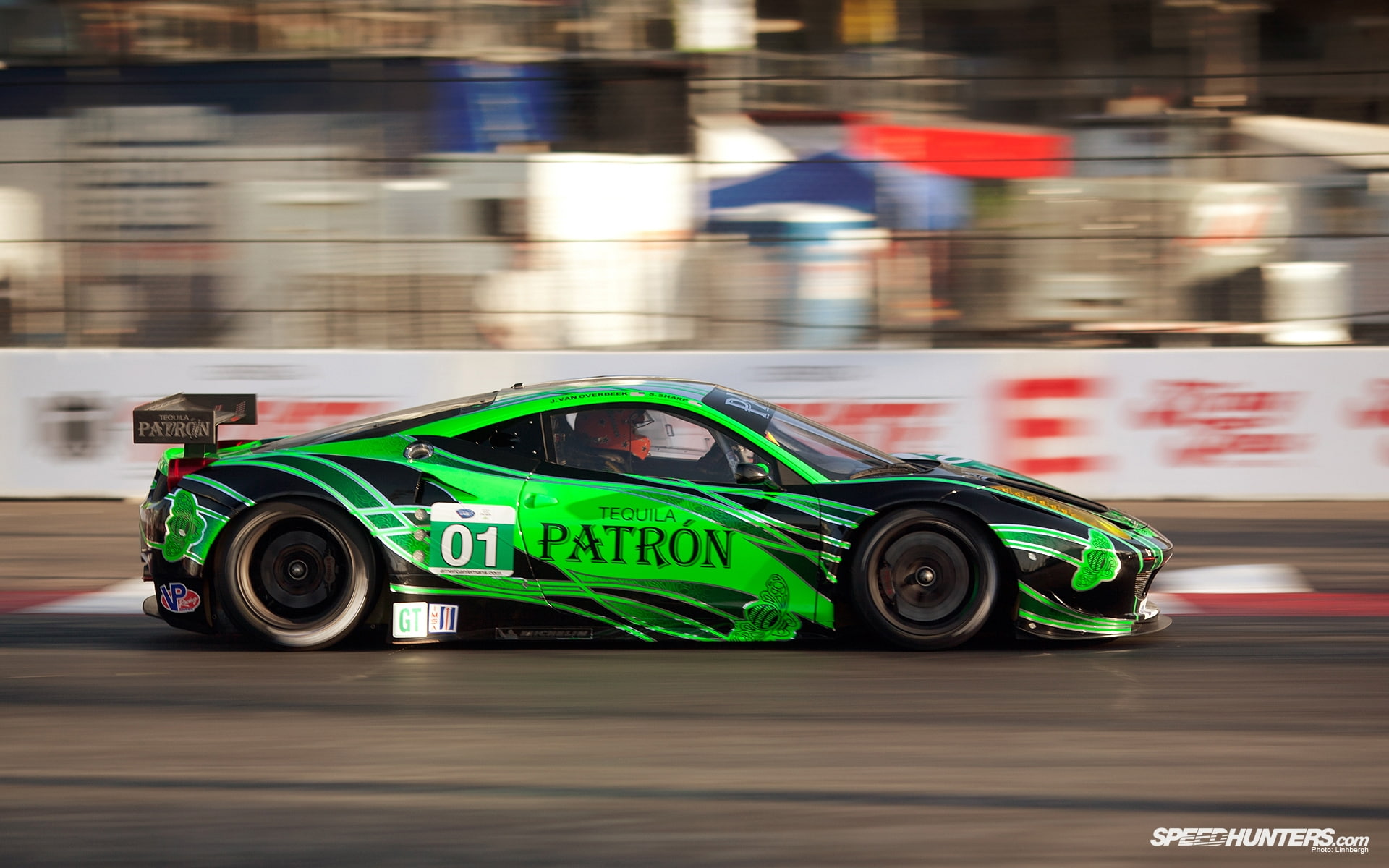 car, blur, motion, track, 458, race, 1080P, italia, patron, racing, green, cars, ferrari, hd, HD Wallpaper