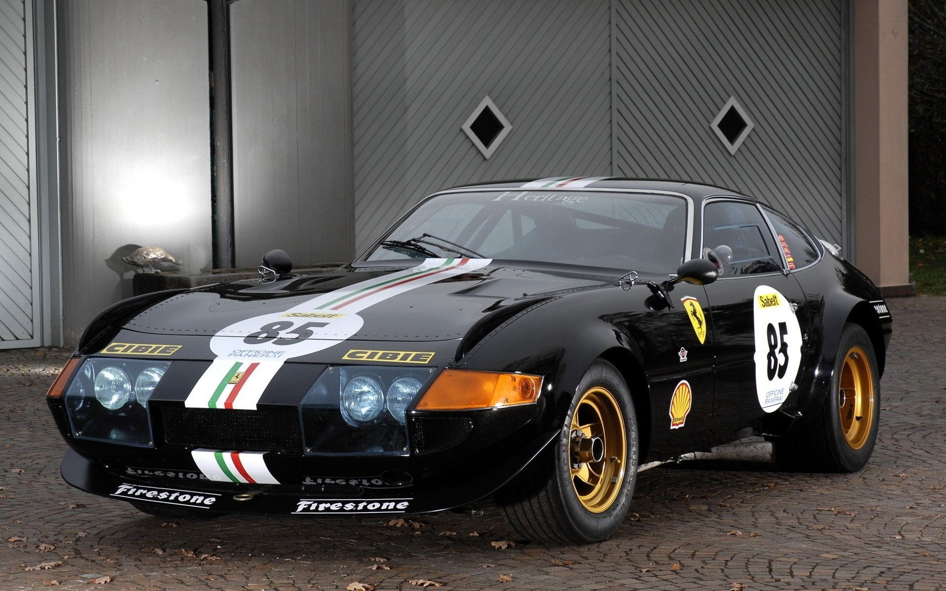 ferrari, race, hd, car, coupe, 1080P, competizione, cars, black, daytona, HD Wallpaper