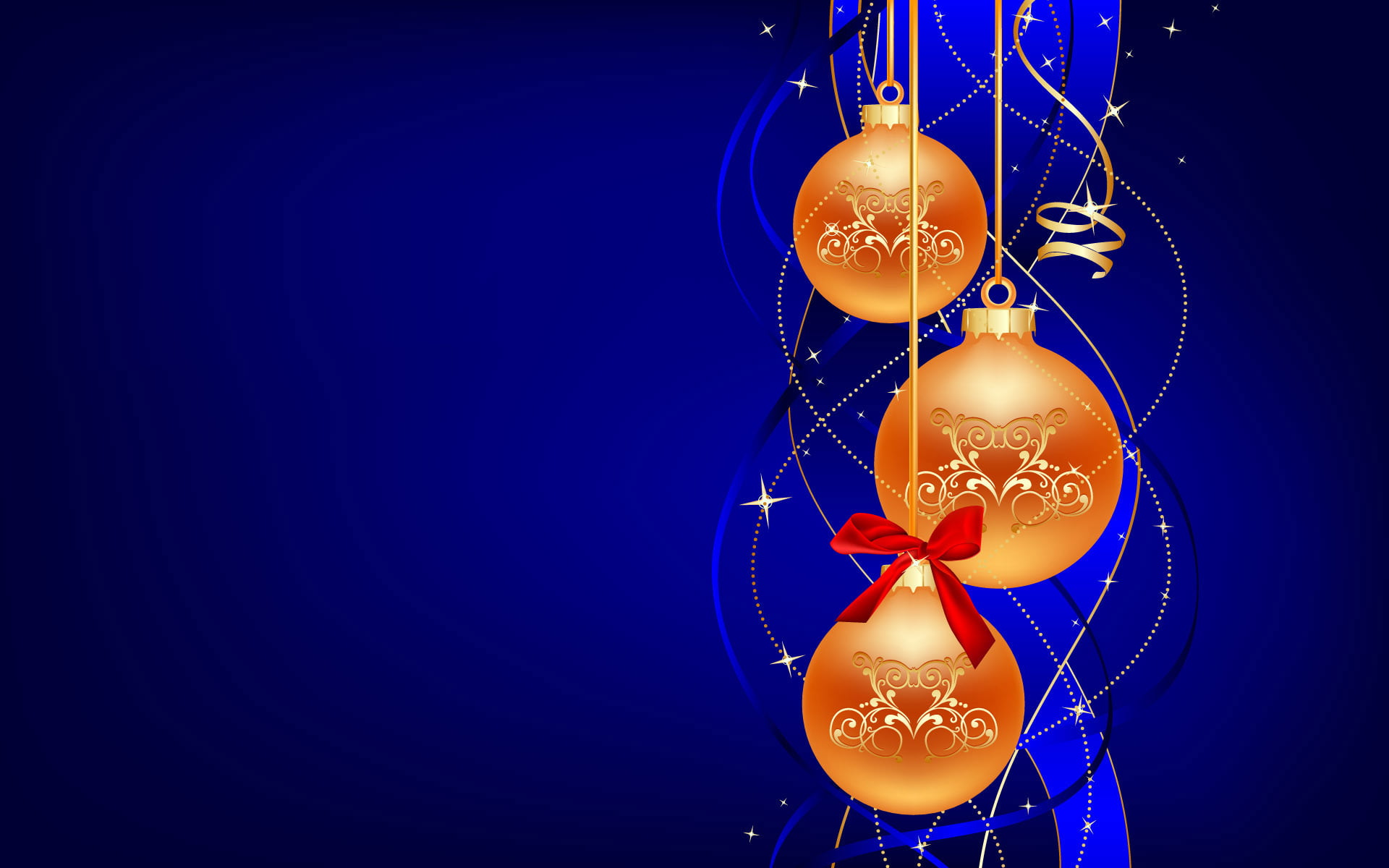 new Year, digital, new Years Eve, cultures, lighting equipment, serpentine, ornate, three, yellow, sphere, greeting, 1080P, star shape, multi Colored, HD Wallpaper