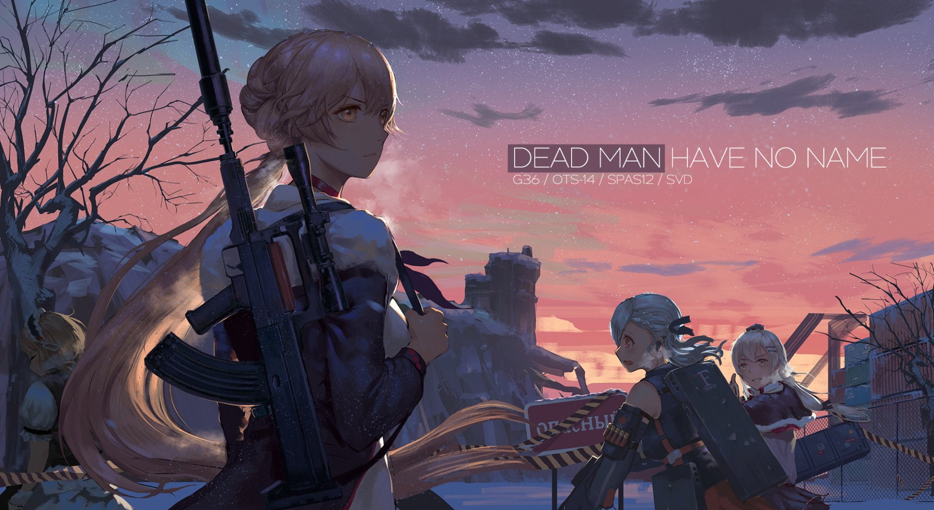 SVD (Girls Frontline), Video Game, Spas 12 (Girls Frontline), G36C (Girls Frontline), 1080P, Girls Frontline, OTs-14 (Girls Frontline), HD Wallpaper