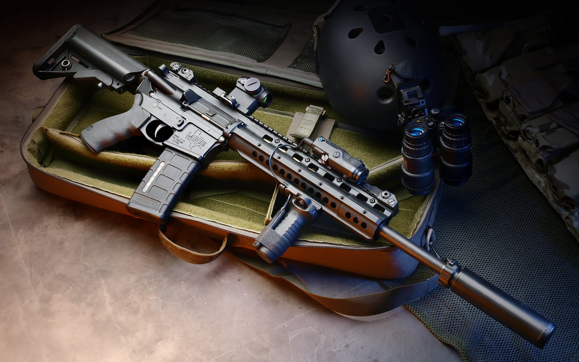 publication, assault, strategy, table, aiming, security, weapon, Larue Tactical, shooting A Weapon, war, device, high angle view, machine gun, representation, HD Wallpaper