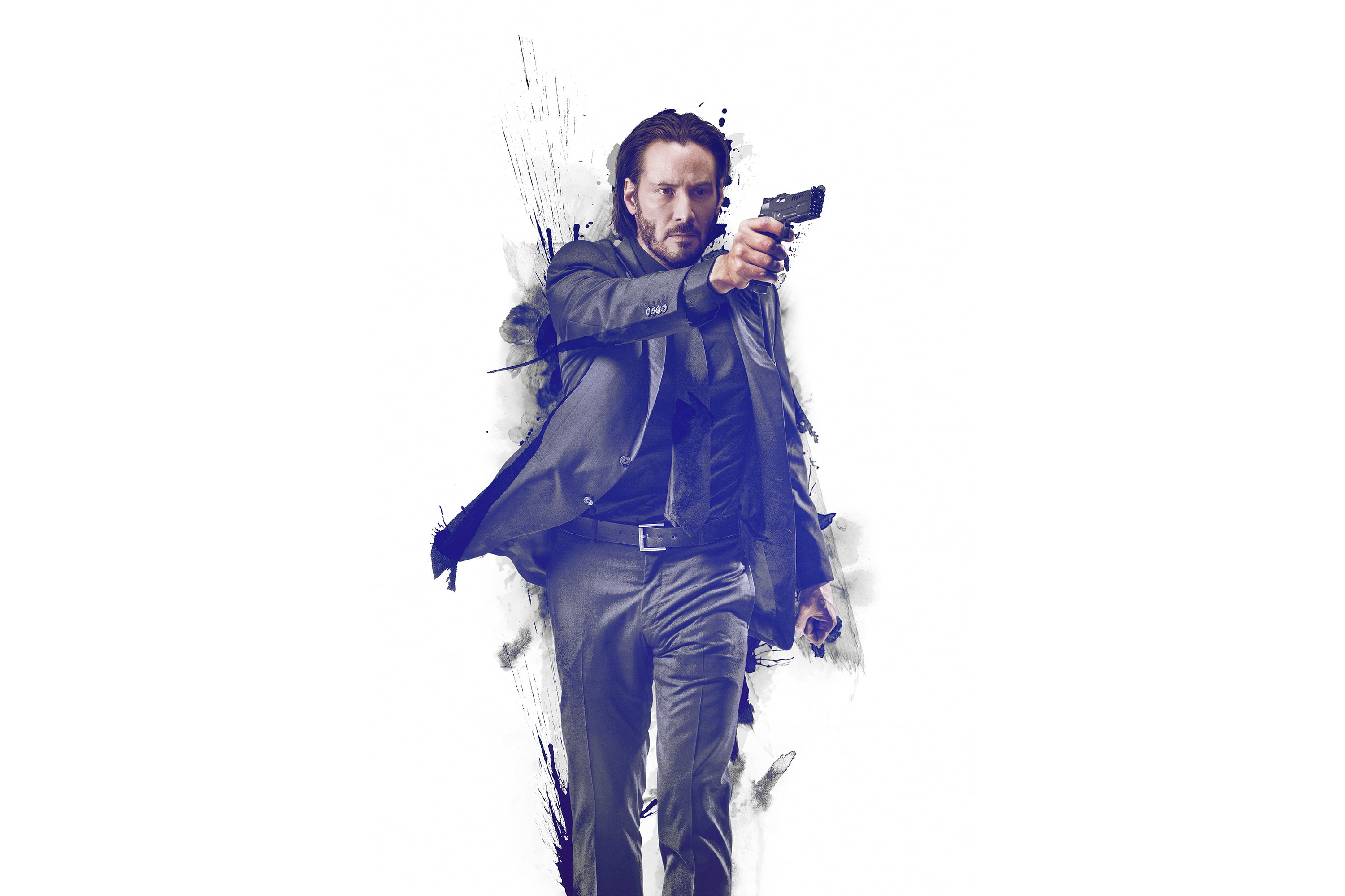 beauty, looking at camera, white, indoors, women, copy space, portrait, three quarter length, Keanu Reeves, john, standing, one Person, adult, caucasian Ethnicity, HD Wallpaper