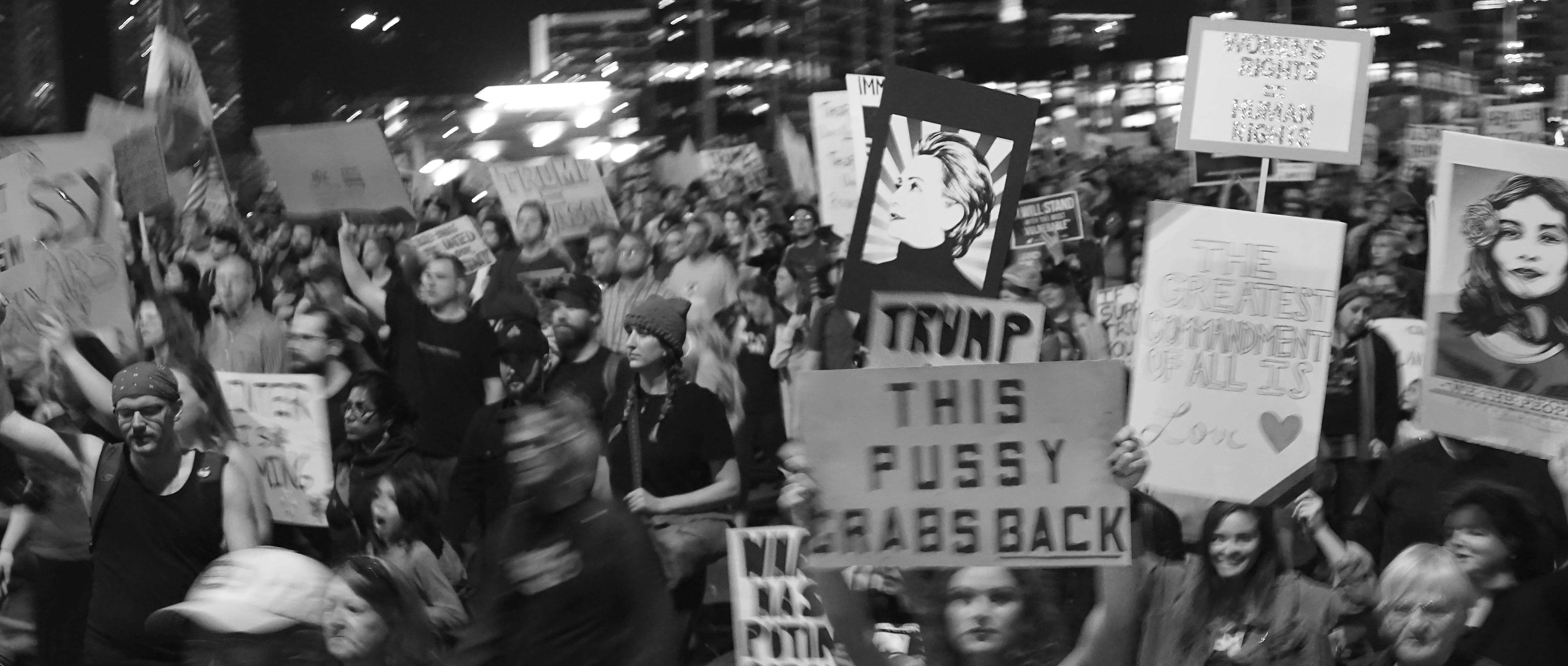 people, outdoors, group of people, text, retail, road, architecture, motion, selective focus, trump protestor, message, person, city, trump, one resistance, HD Wallpaper