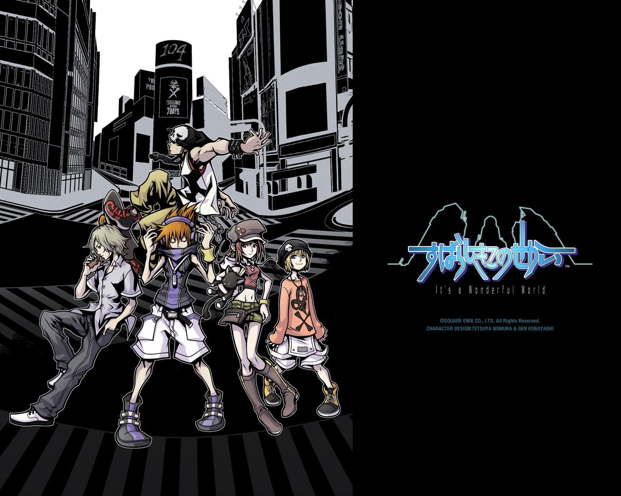 720P, Video Game, The World Ends With You, HD Wallpaper
