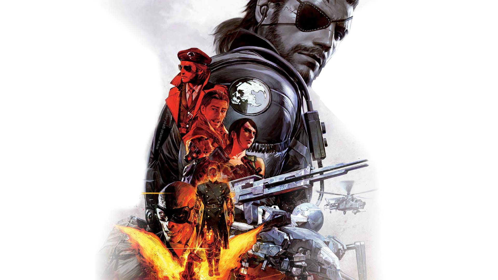 Metal Gear Solid V: The Phantom Pain, Metal Gear Solid, artwork, Venom Snake, Revolver Ocelot, 1080P, HD Wallpaper