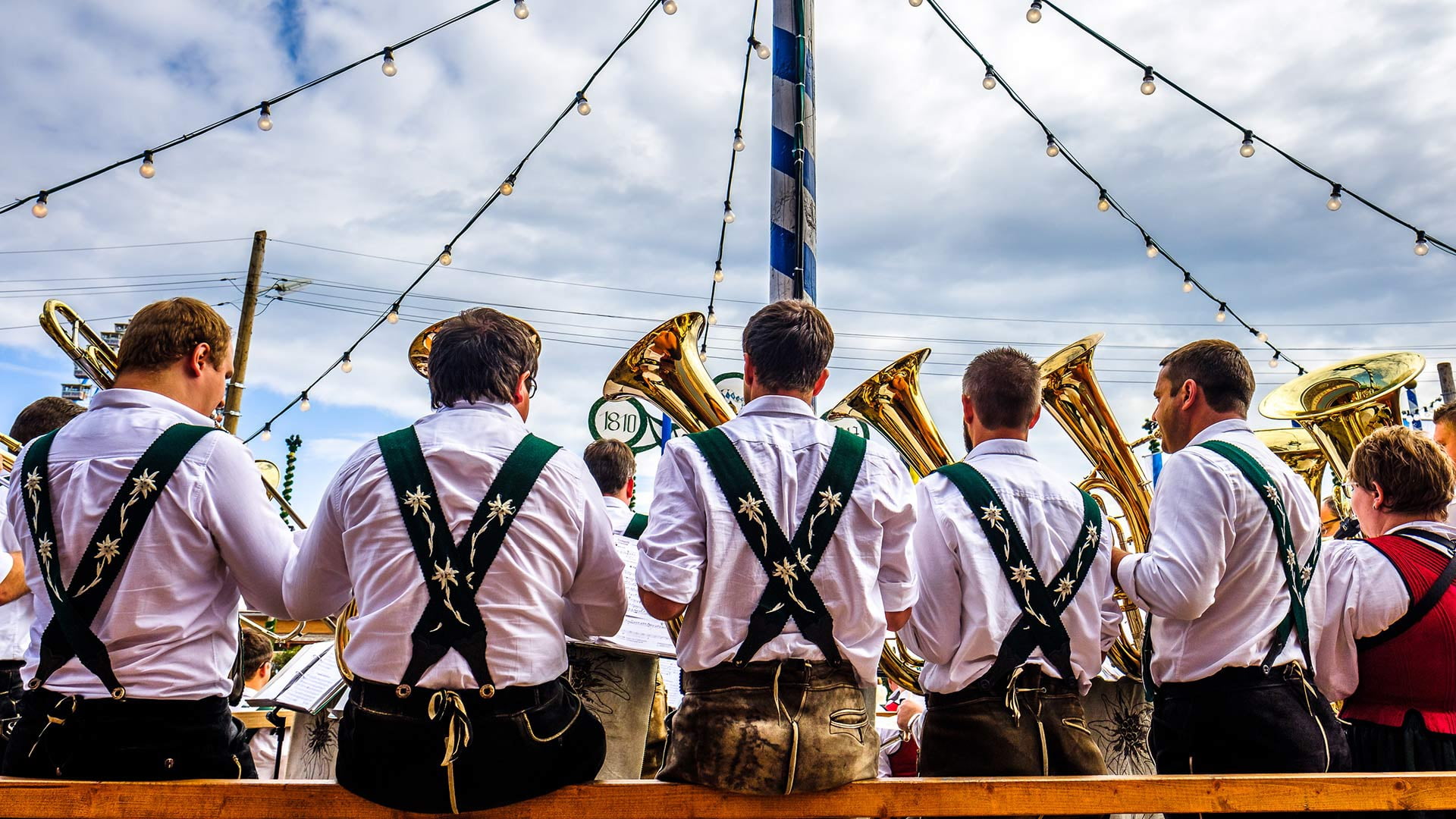 brass band, Germany, 1080P, Bayern, Munich, Oktoberfest, HD Wallpaper