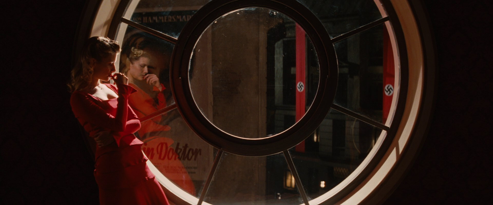 waiting, inglourious basterds, arts culture and entertainment, architecture, hairstyle, waist up, three quarter length, one person, looking, reflection, HD Wallpaper