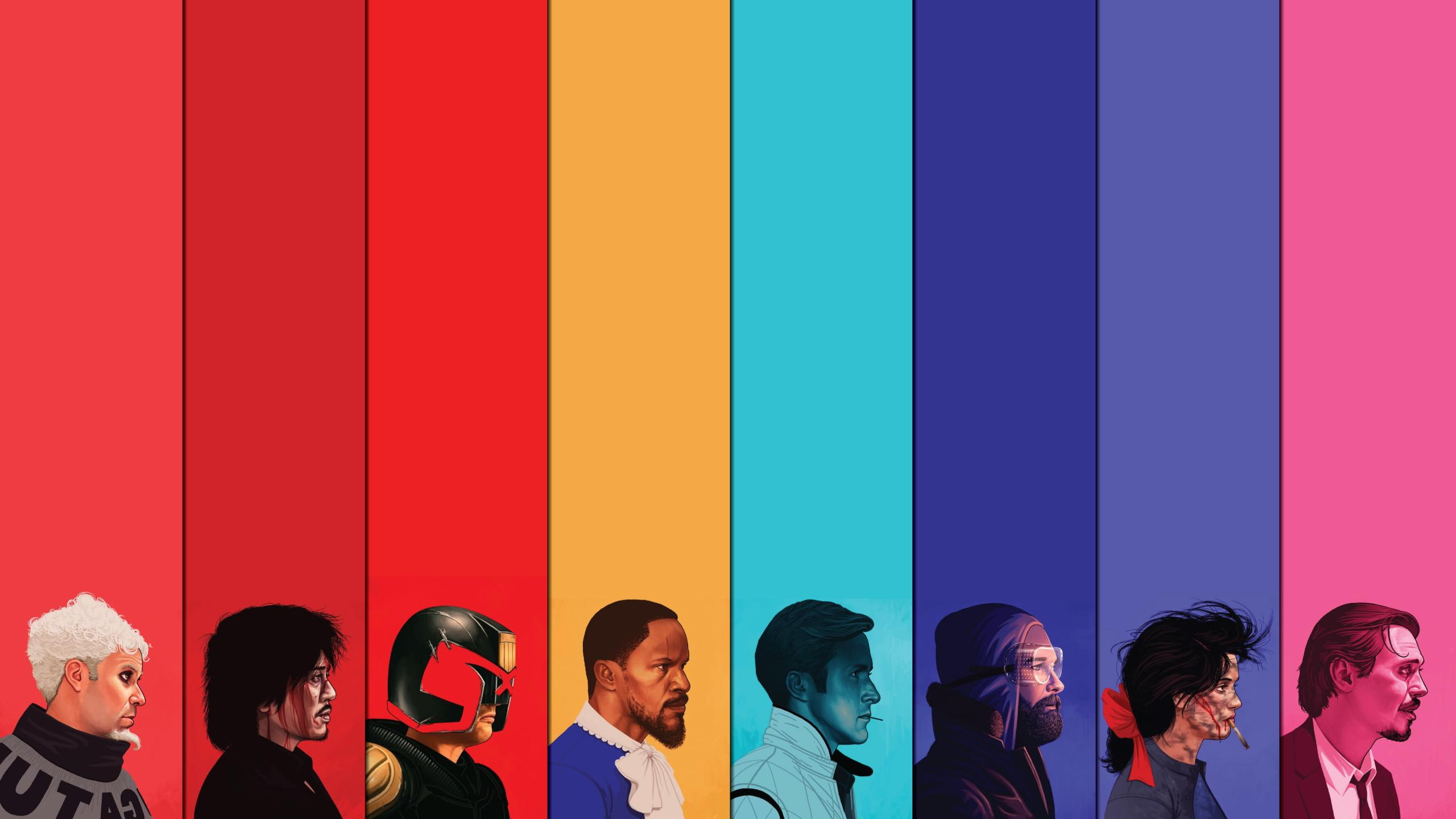 judge, thing, django, reservoir, dredd, drive, unchained, colorful, zoolander, dog, 2K, HD Wallpaper