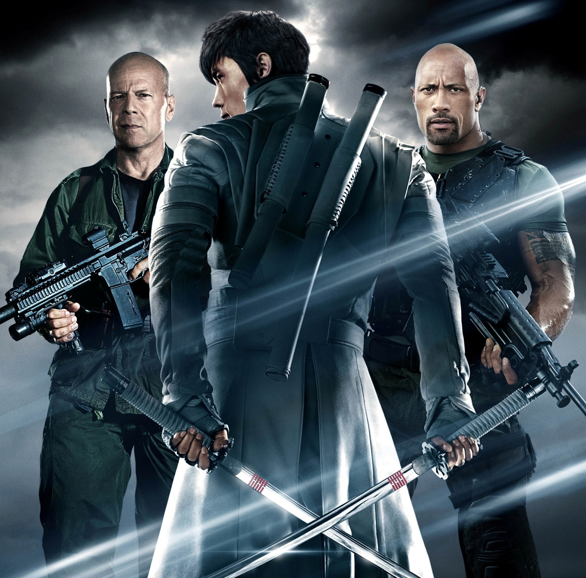 mid adult, government, dwayne, film, cooperation, johnson, g, aggression, communication, standing, gi joe retaliation, Other Movies, weapon, waist up, police force, HD Wallpaper