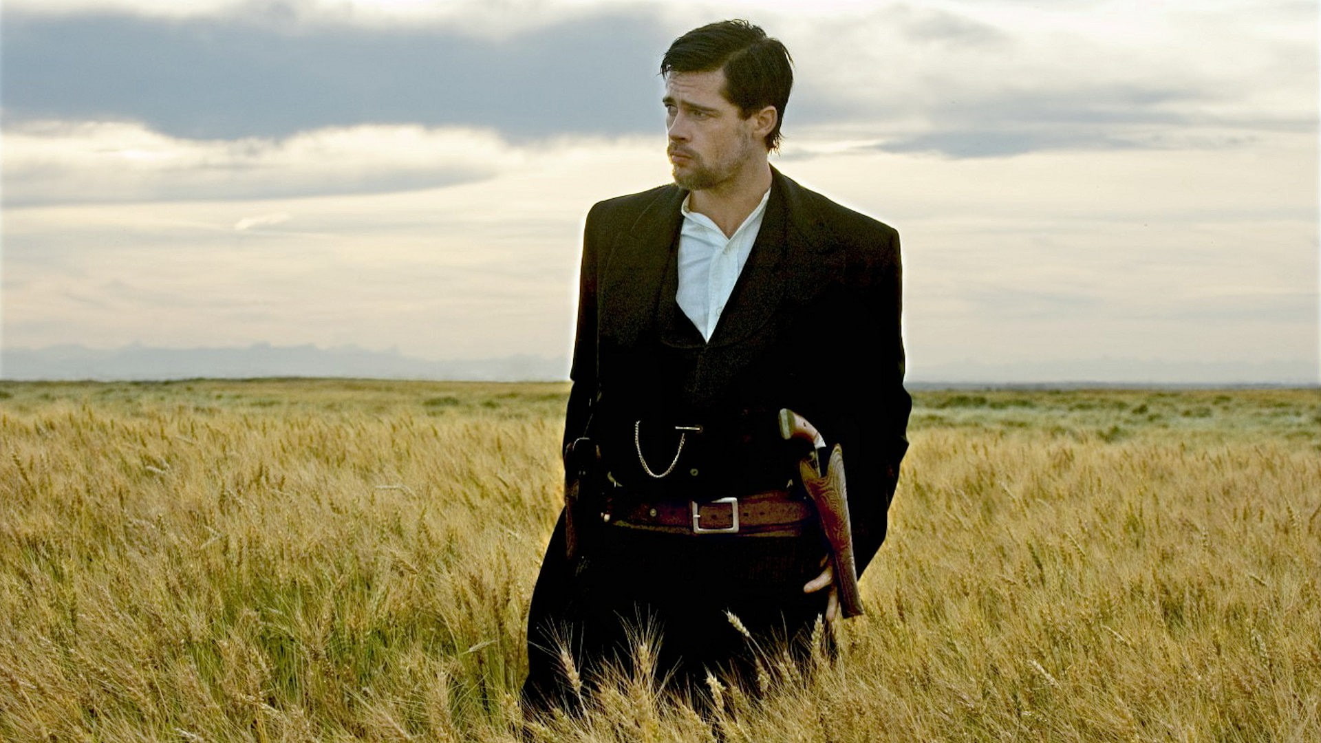 The Assassination of Jesse James by the Coward Robert Ford, Brad Pitt, movies, western, 1080P, HD Wallpaper