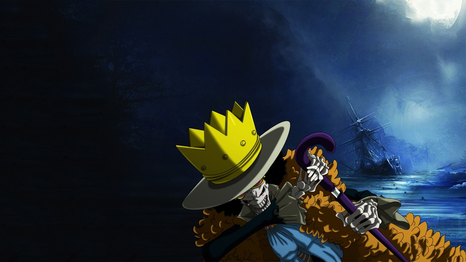Brook (One Piece), Anime, One Piece, 1080P, HD Wallpaper