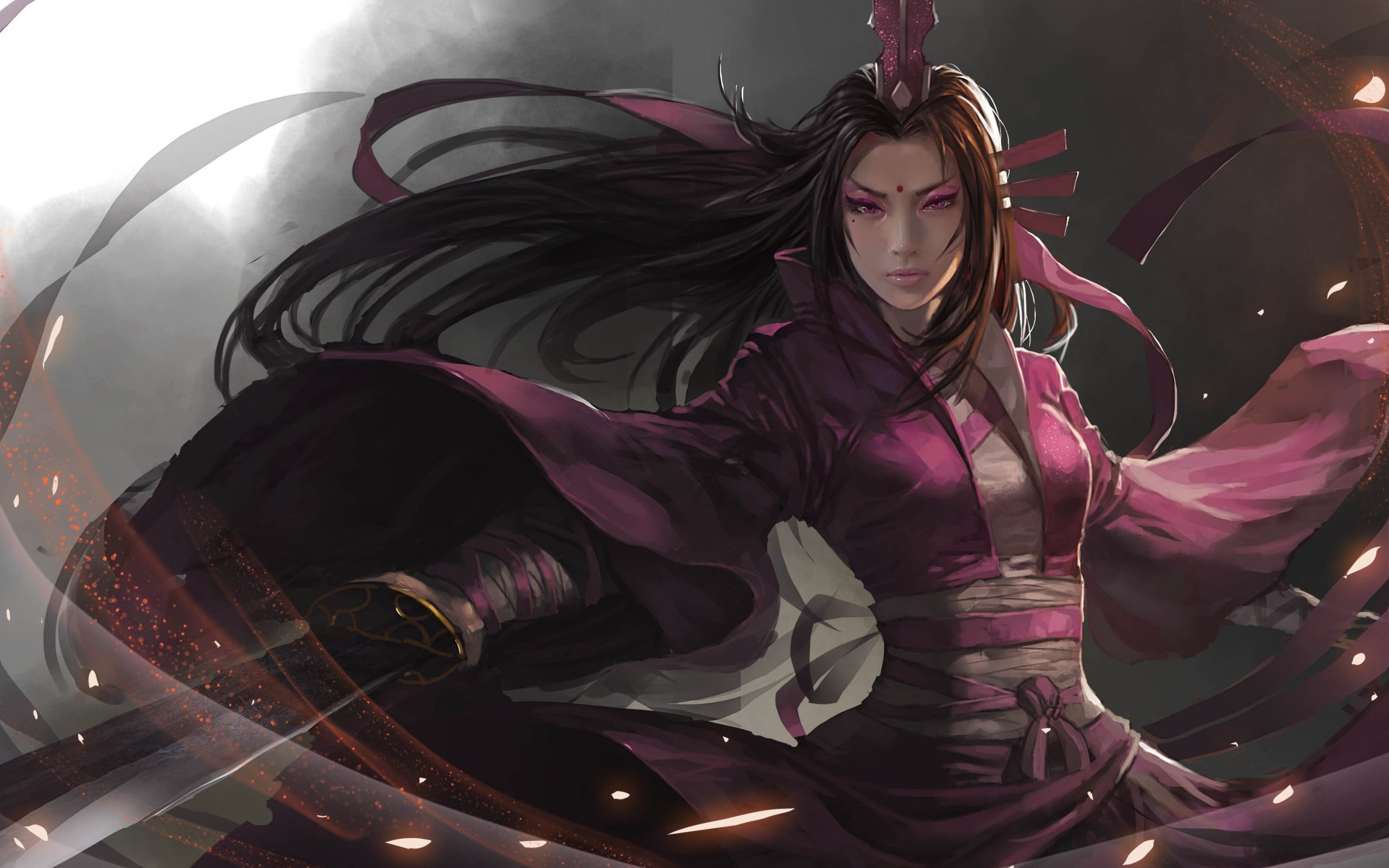 2K, sword, Dynasty Warriors, digital art, HD Wallpaper