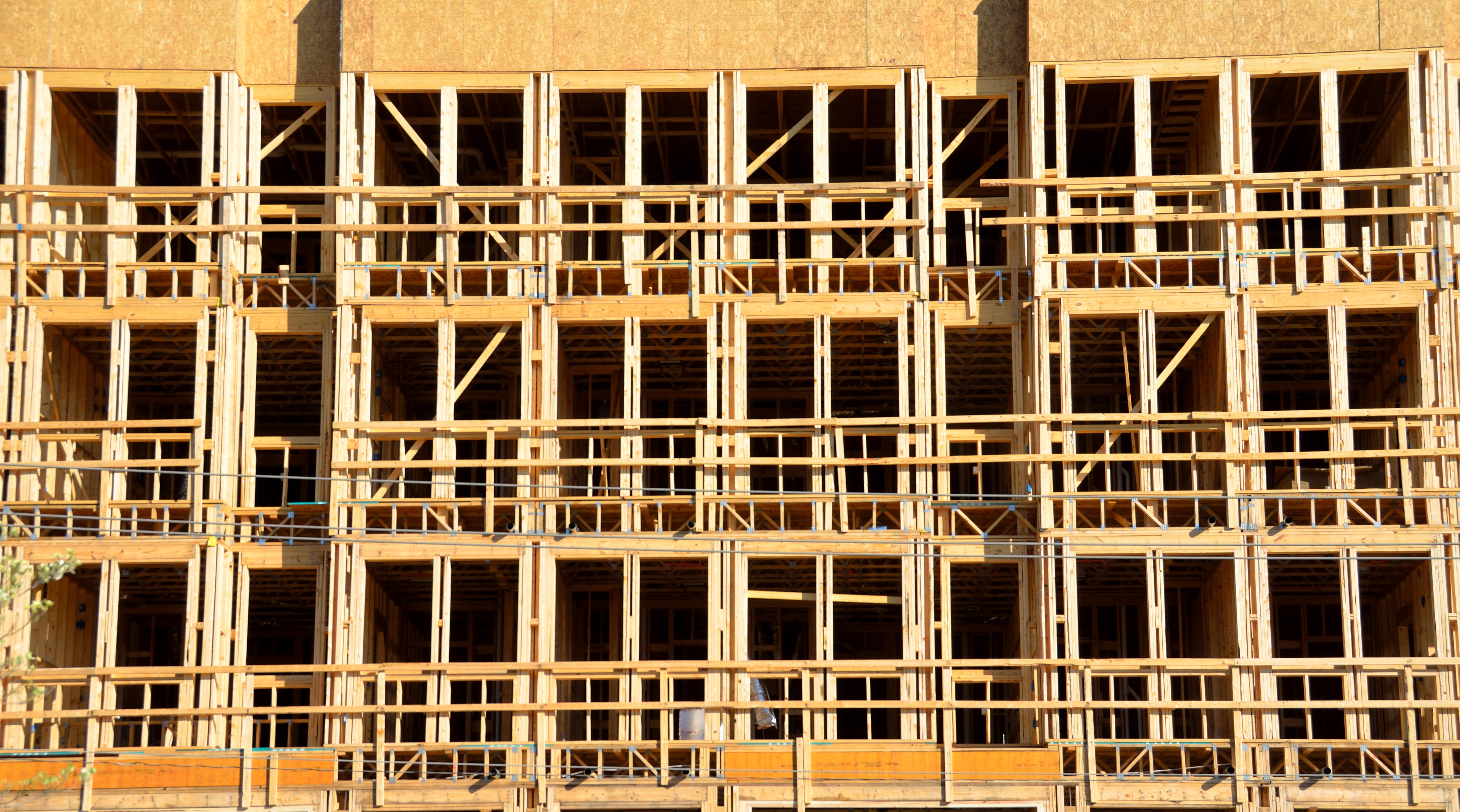 beige, business, builder, punishment, wood, urban, construction, facade, pattern, window, building, day, work, prison, site, background, architecture, outside, HD Wallpaper