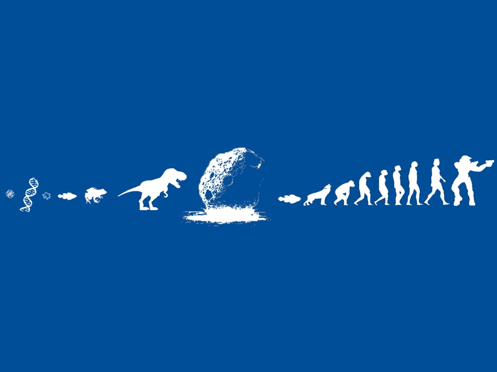 hd, Evolution, games, jokes, art, halo, x, 480P, video, HD Wallpaper