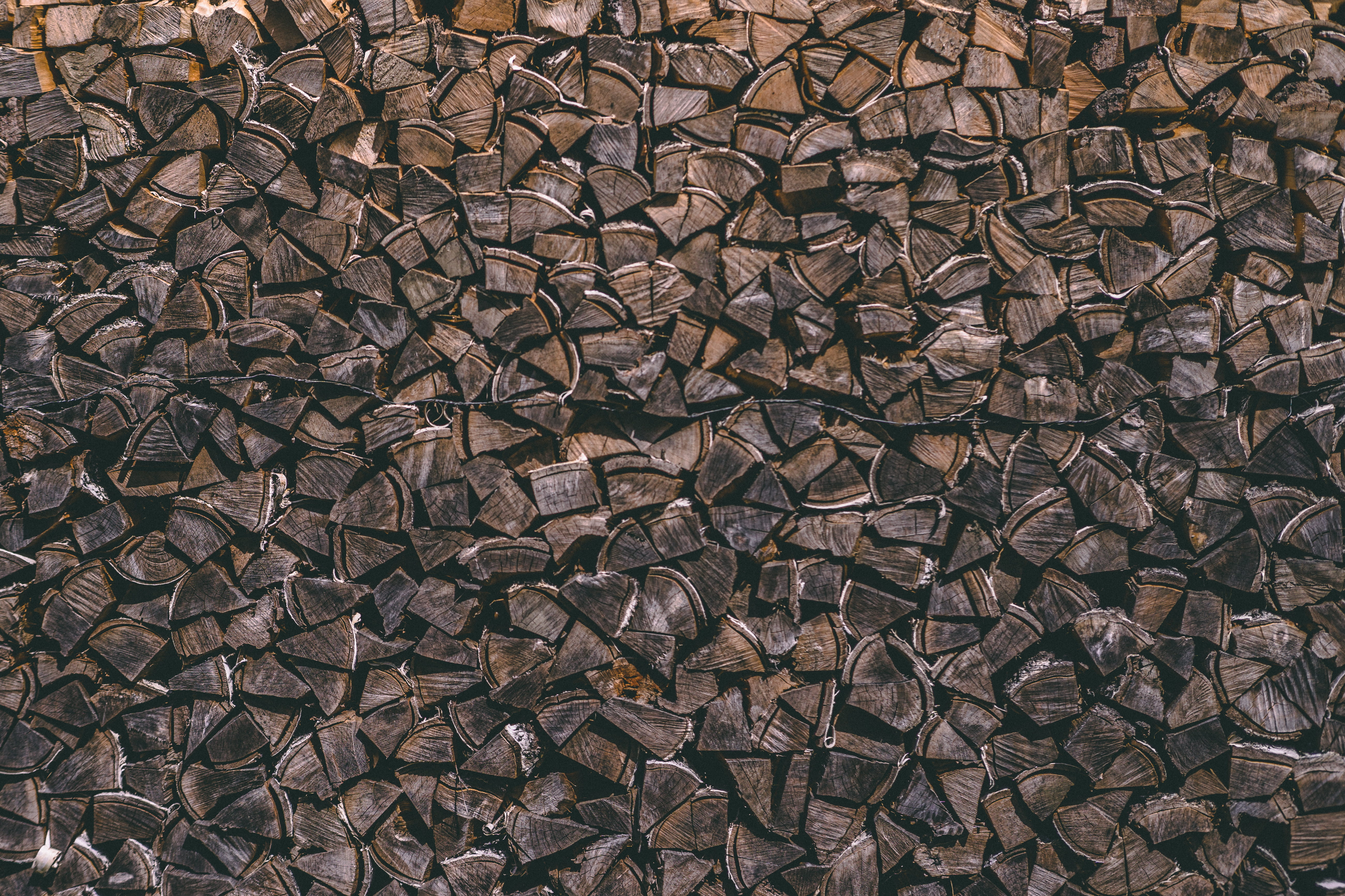 wood, close-up, food, backgrounds, nature, scheit, rough, shed, textured, schuppen, 5K, background, material, staple, abstract, stapel, backdrop, holz, HD Wallpaper