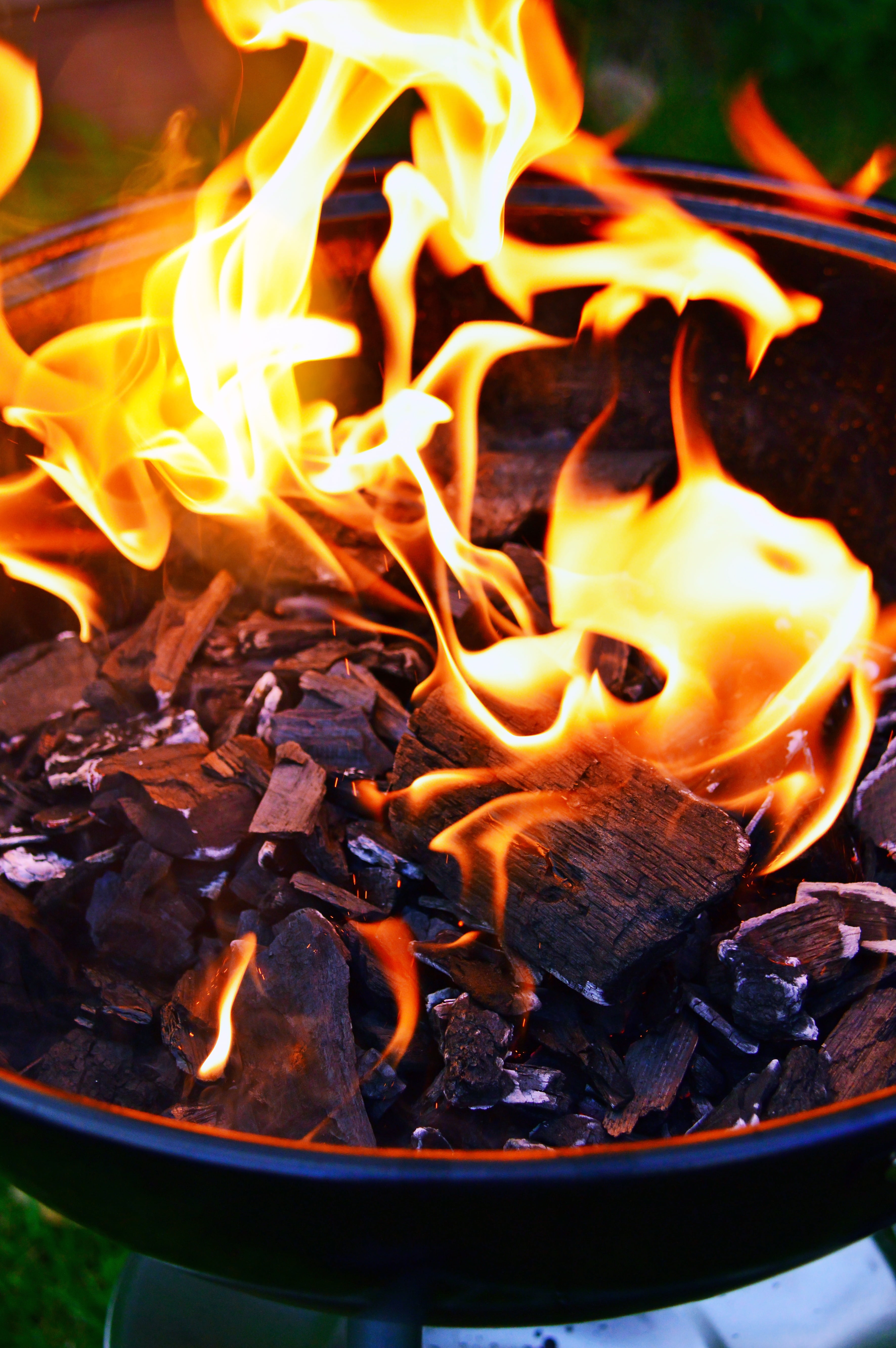 firewood, fire - natural phenomenon, campfire, camping, burning, focus on foreground, heat - temperature, 5K, food and drink, fireplace, barbecue grill, Phone HD Wallpaper