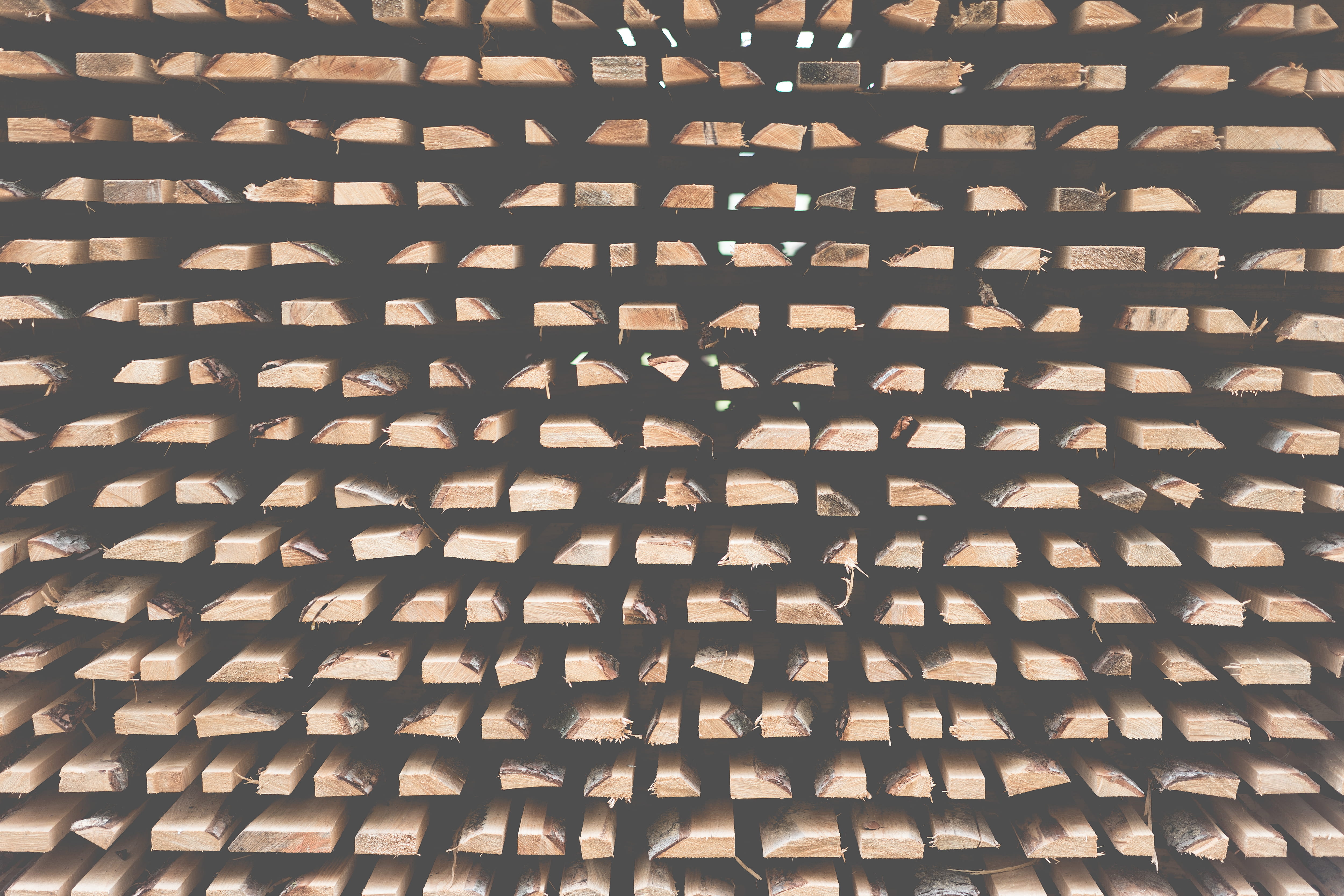 repetition, textured, tree felling, Stacked, abstract, architecture, Air, felling, wood - material, large group of objects, Lumber, pile, Drying, abundance, HD Wallpaper